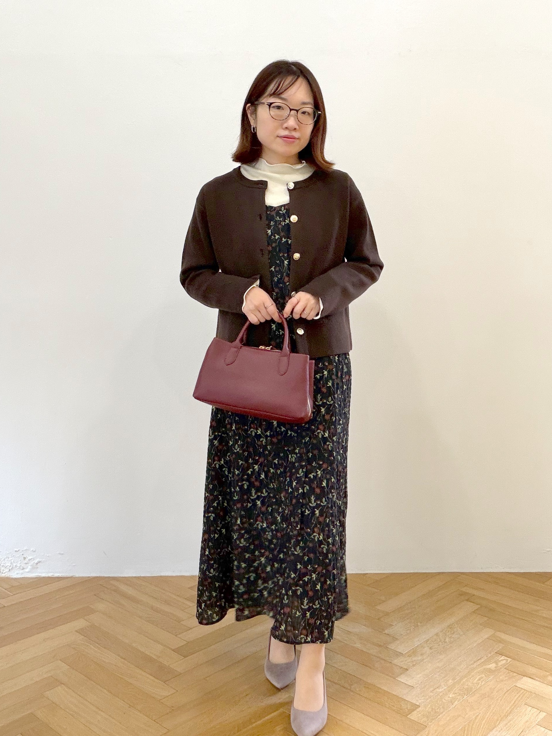 saoriさんの「【花粉防止】ニットジャケット」を使ったコーディネート