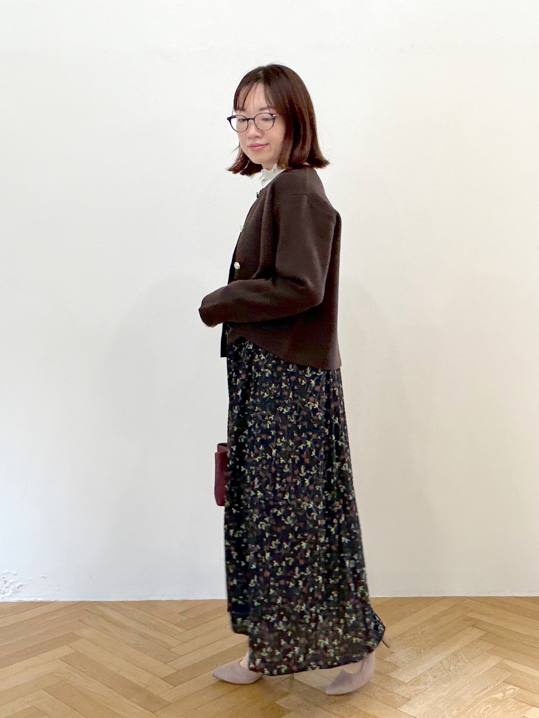 saoriさんの「【花粉防止】ニットジャケット」を使ったコーディネート
