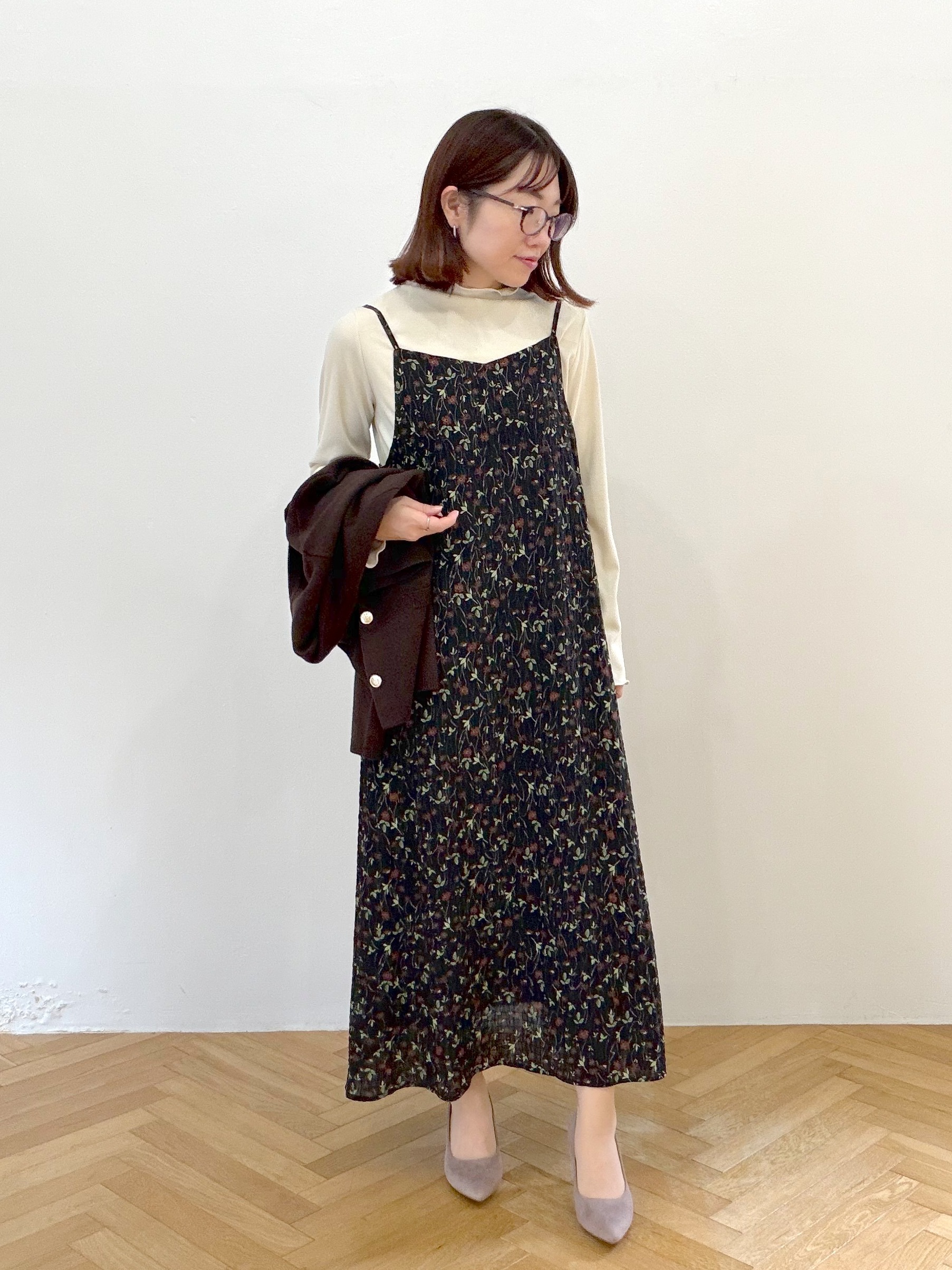 saoriさんの「【花粉防止】ニットジャケット」を使ったコーディネート