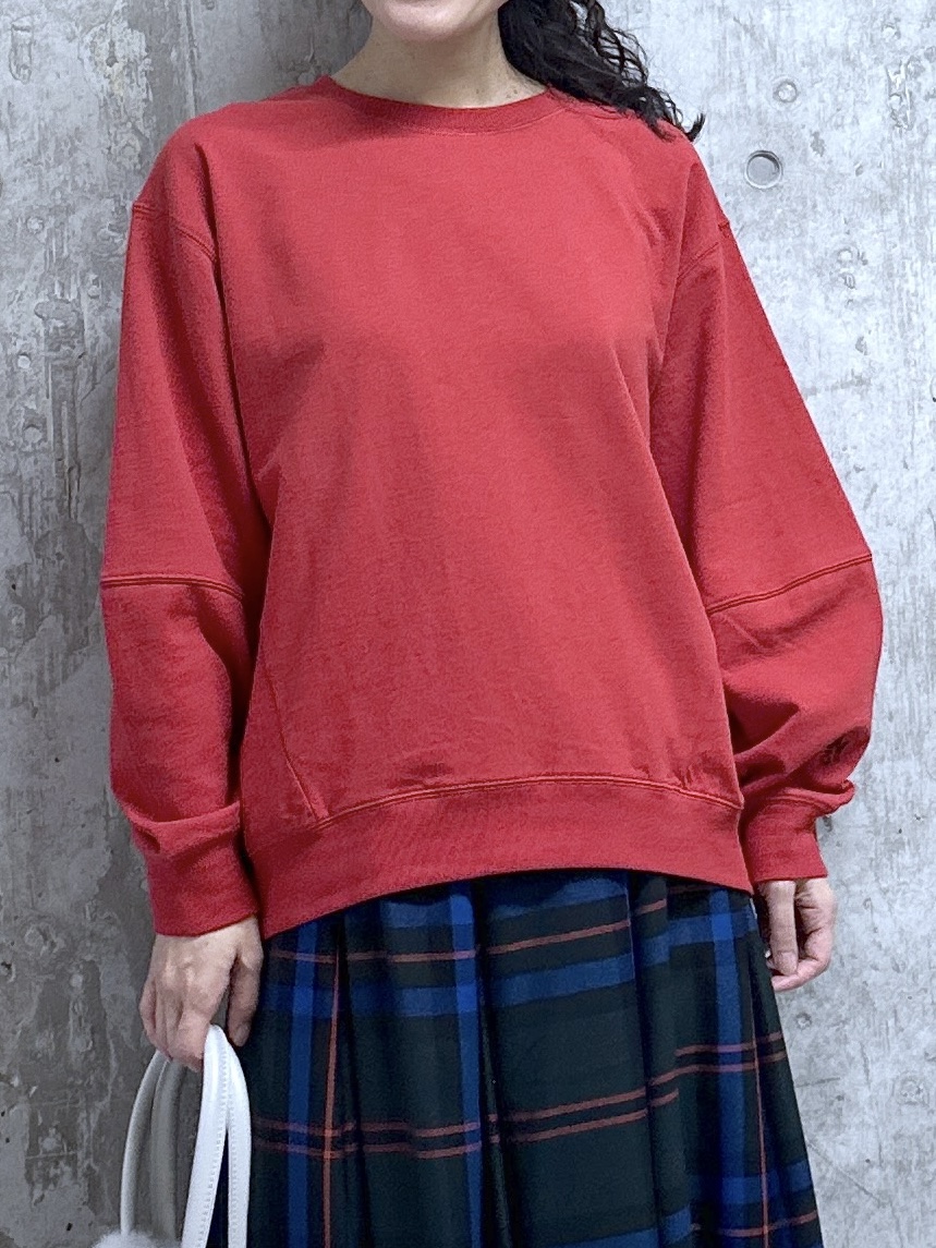 kumiさんの「Dessin｜【洗える/6色展開】フォルムスリーブミニ裏毛 プルオーバー」を使ったコーディネート