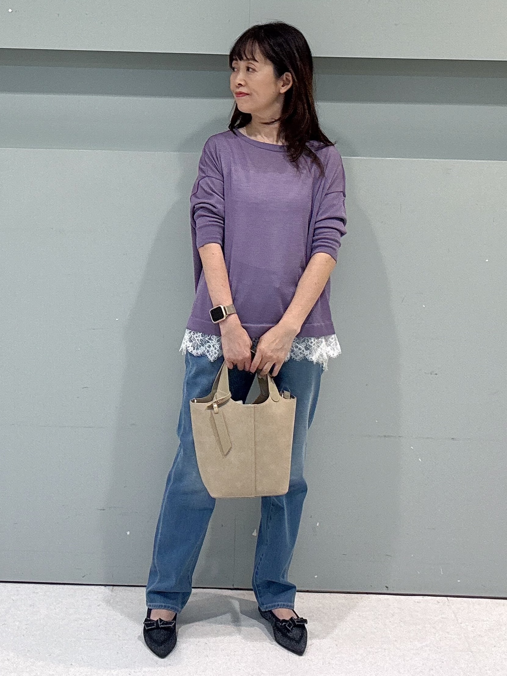 makiさんの「UNTITLED｜【撥水/秋羽織り】タフタマウンテンパーカー」を使ったコーディネート