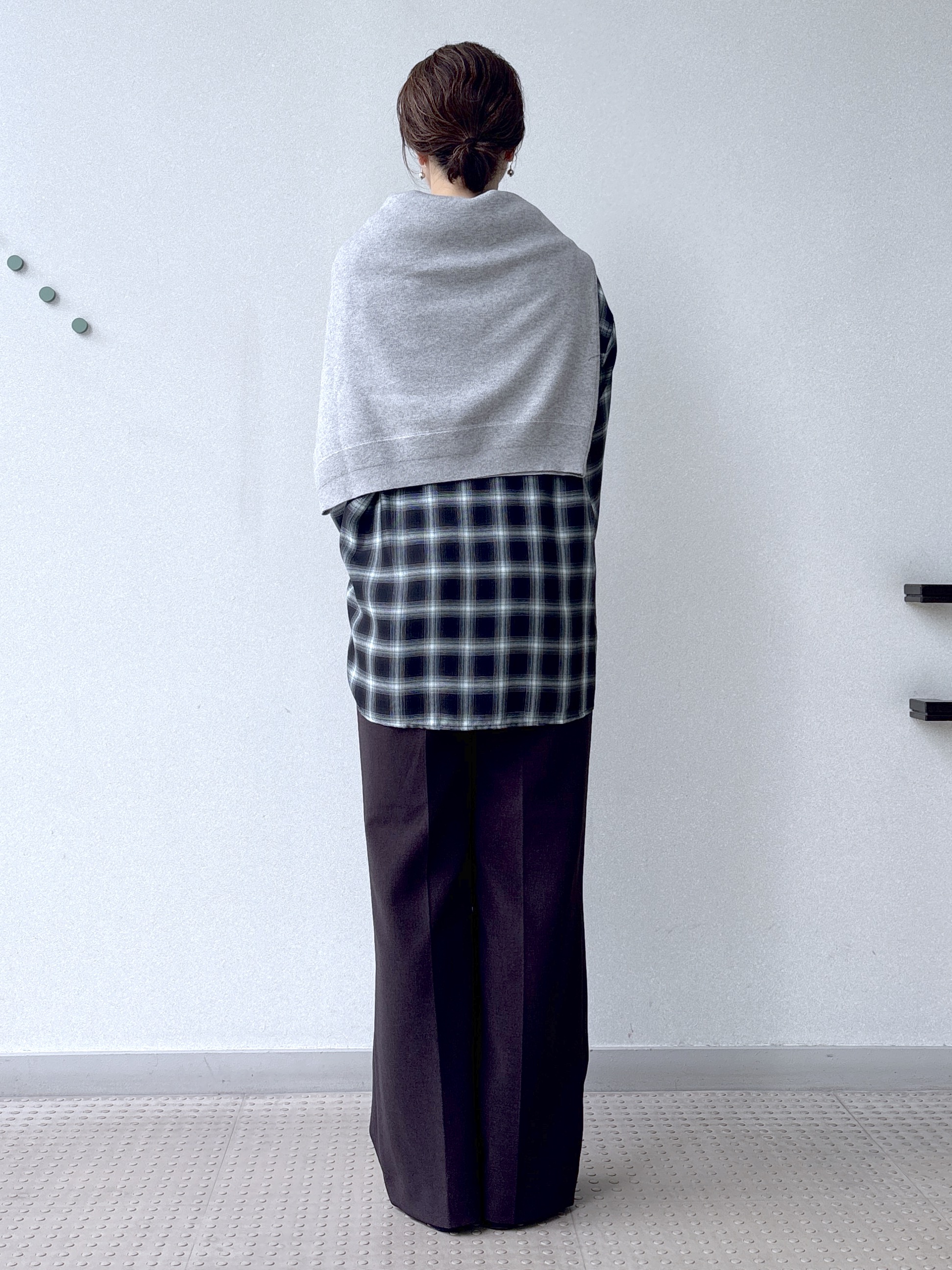 saitoさんの「DRESSTERIOR｜【ウォッシャブル】ビエラオンブレチェックシャツ」を使ったコーディネート
