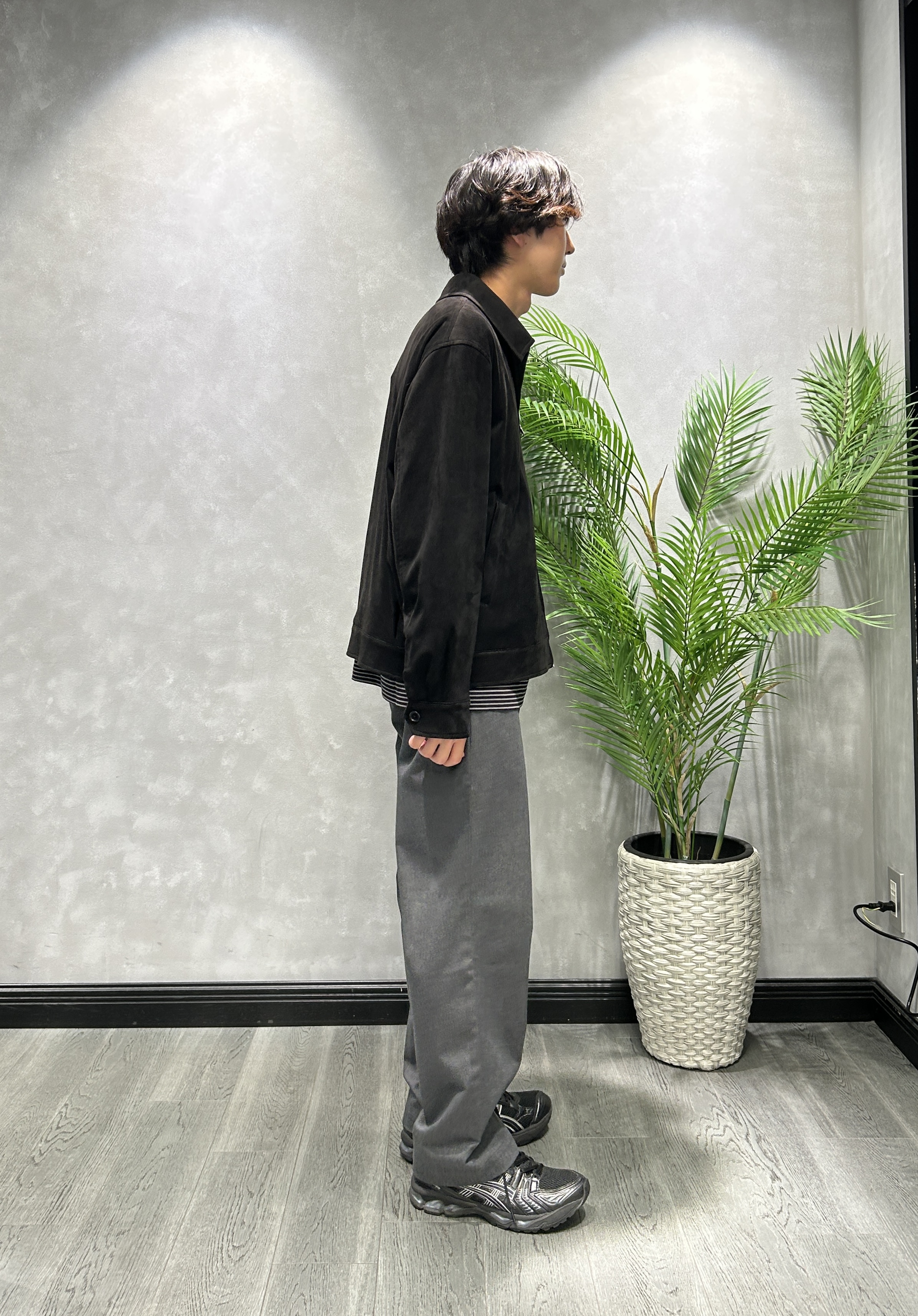 ruiさんの「TAKEO KIKUCHI｜デニム＆スウェード調 ジップブルゾン」を使ったコーディネート