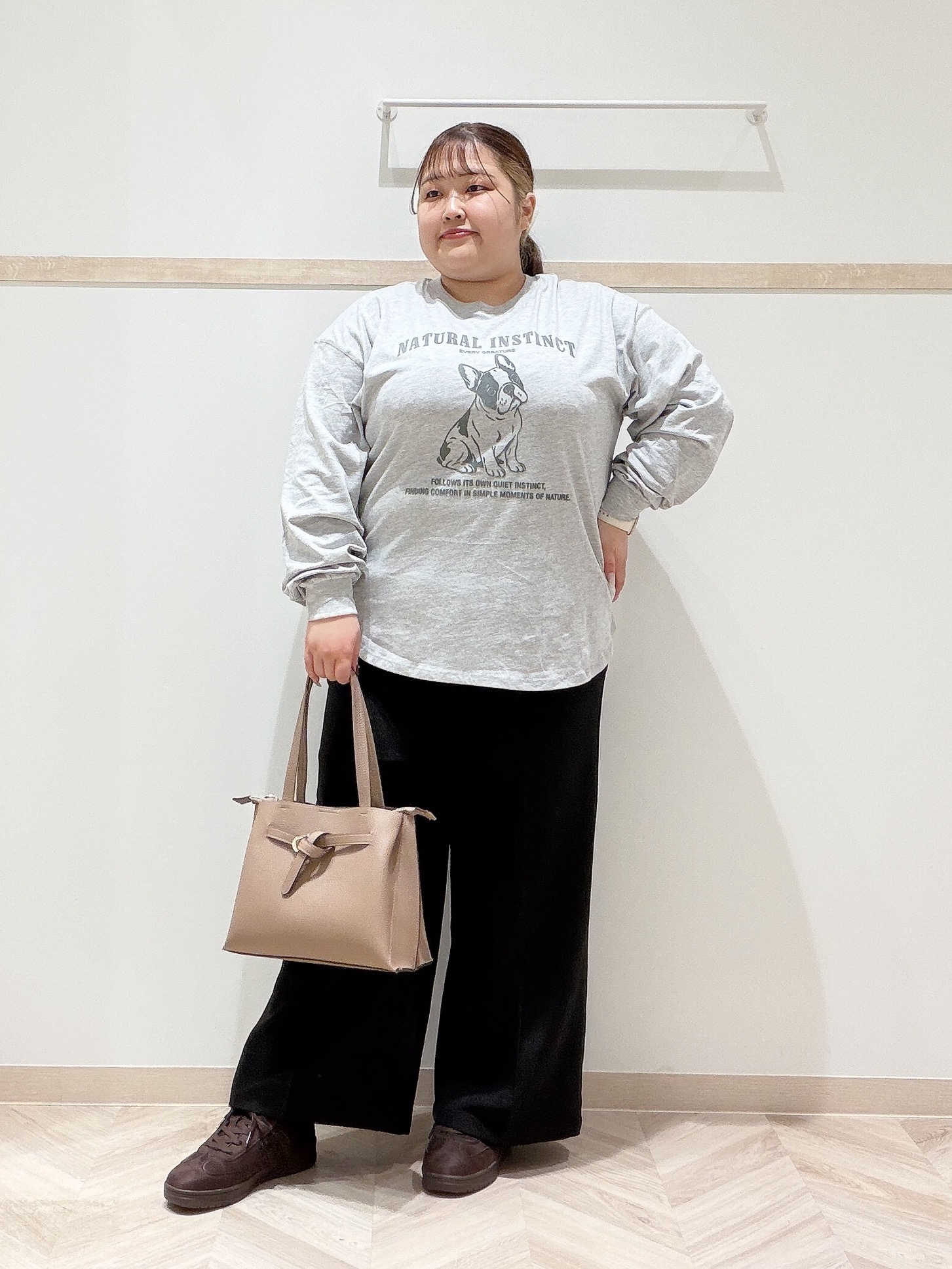 ゆめかさんの「SHOO･LA･RUE｜【洗濯後しわになりにくい/S-LL】気分で選ぶ 大人のデイリー使いに ベーシックシャツ」を使ったコーディネート