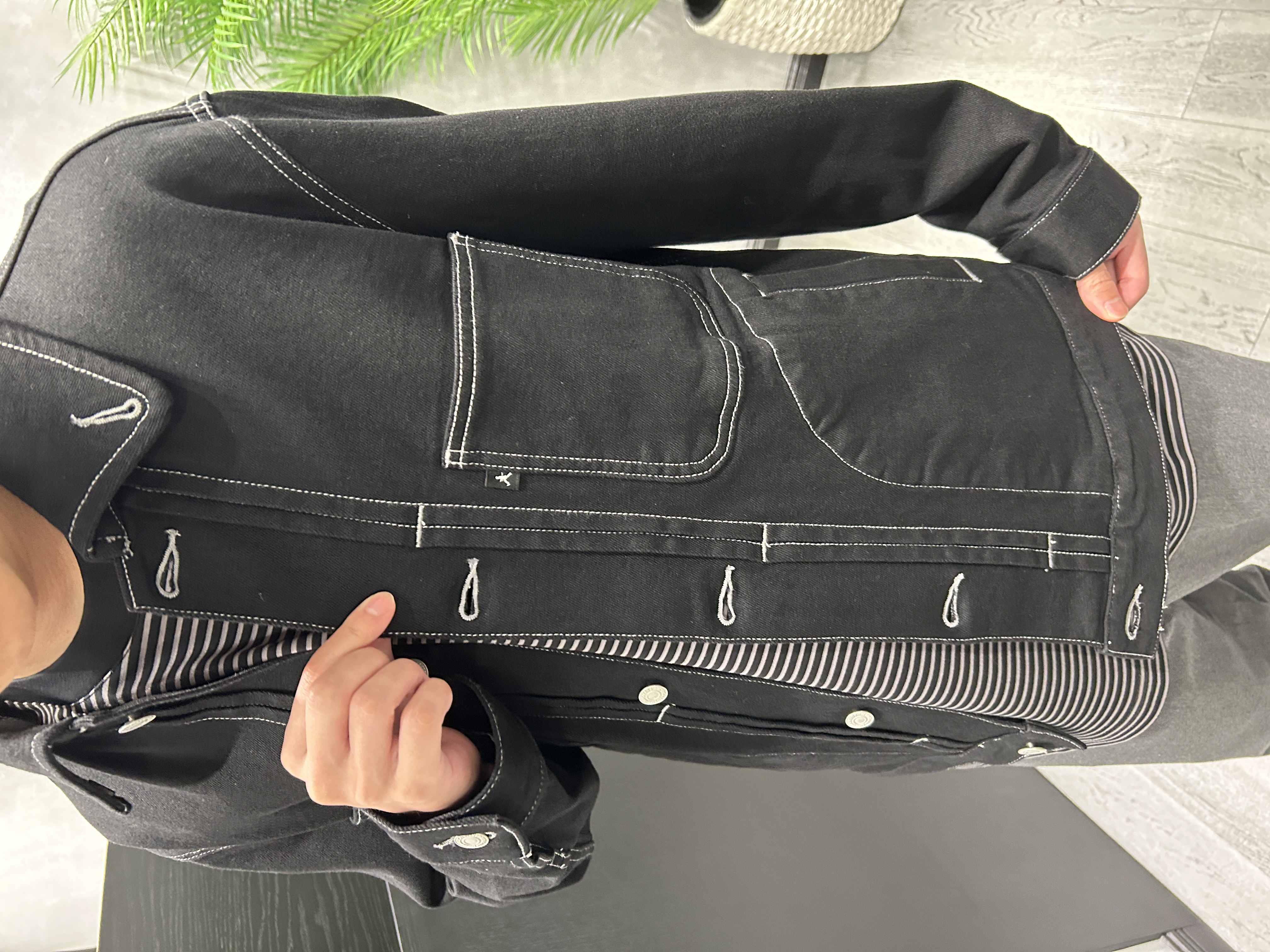 ruiさんの「TAKEO KIKUCHI｜シルケット ボーダー 長袖 Tシャツ」を使ったコーディネート