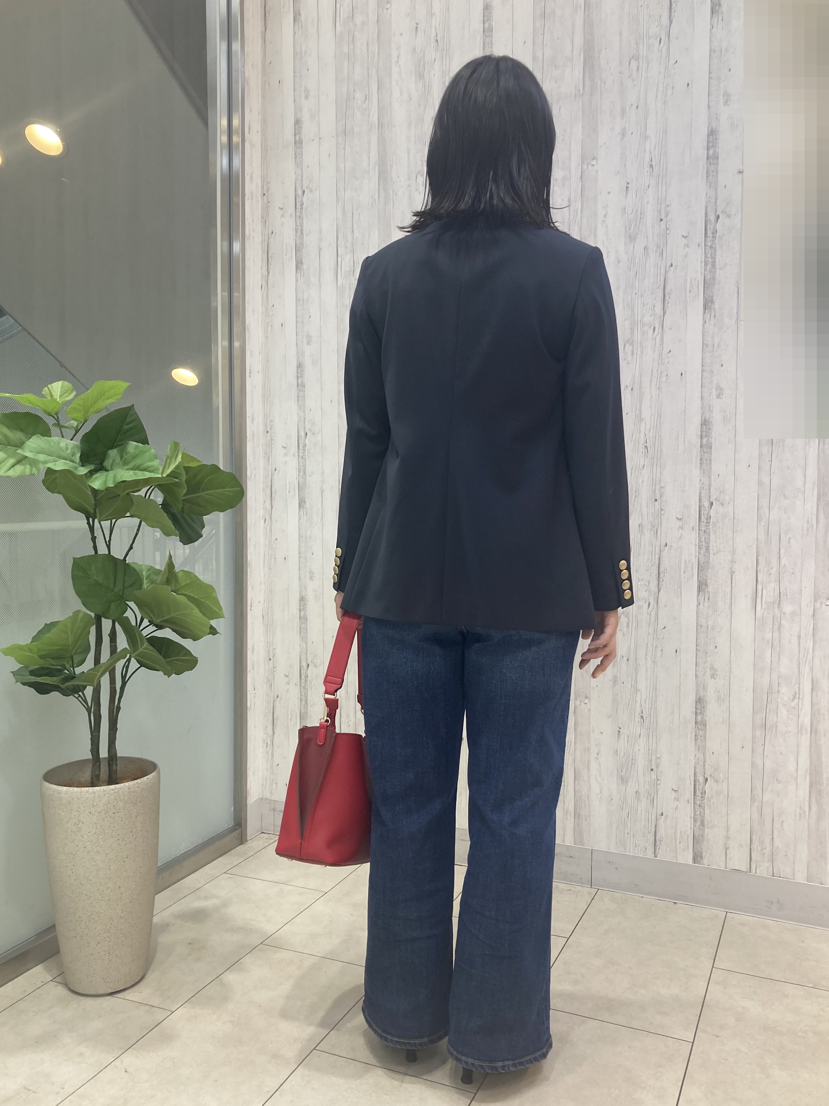 しばたさんの「Reflect｜【通勤】ダブルブレストジャケット」を使ったコーディネート