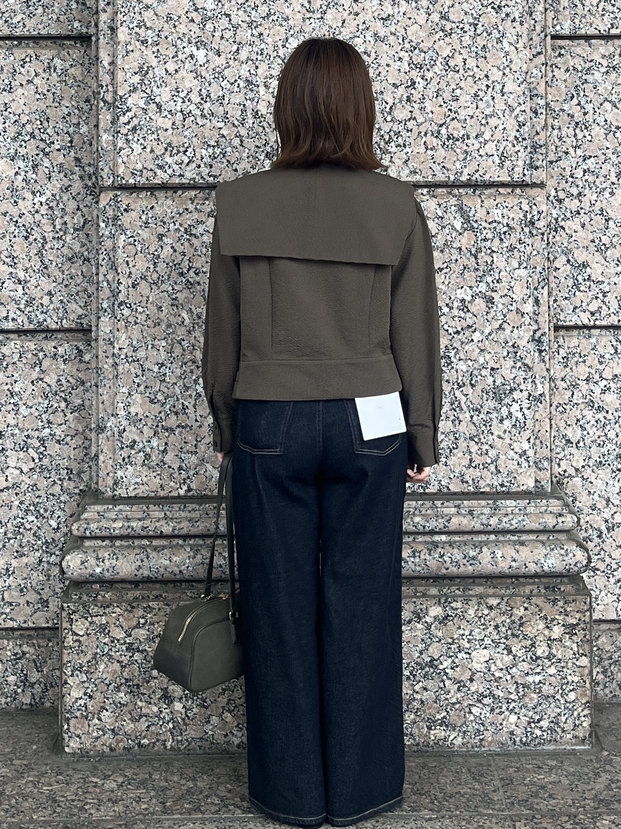 mikiさんの「OPAQUE.CLIP｜【es】セーラーカラーブラウス《洗濯機OK》」を使ったコーディネート