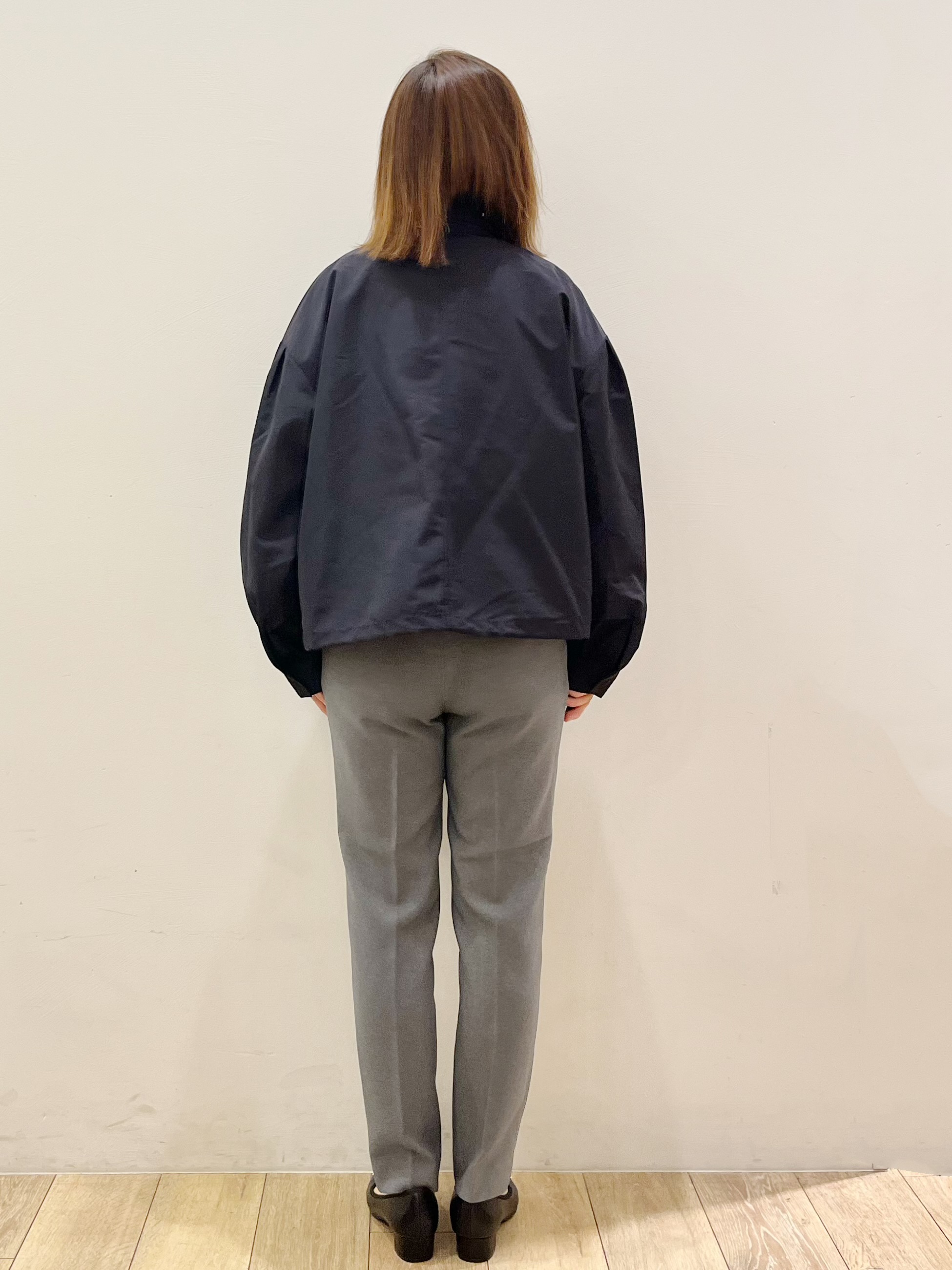 kcさんの「OPAQUE.CLIP｜【防シワ】スタンドパフブルゾン《洗濯機OK》」を使ったコーディネート