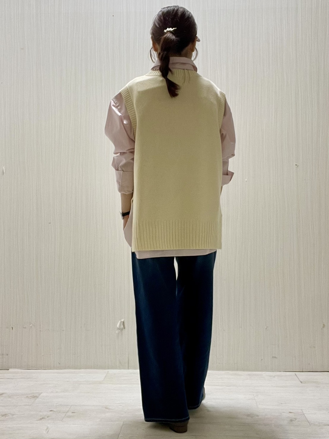 Mさんの「UNTITLED｜【6色展開/コットン100】カラーベーシックシャツ」を使ったコーディネート