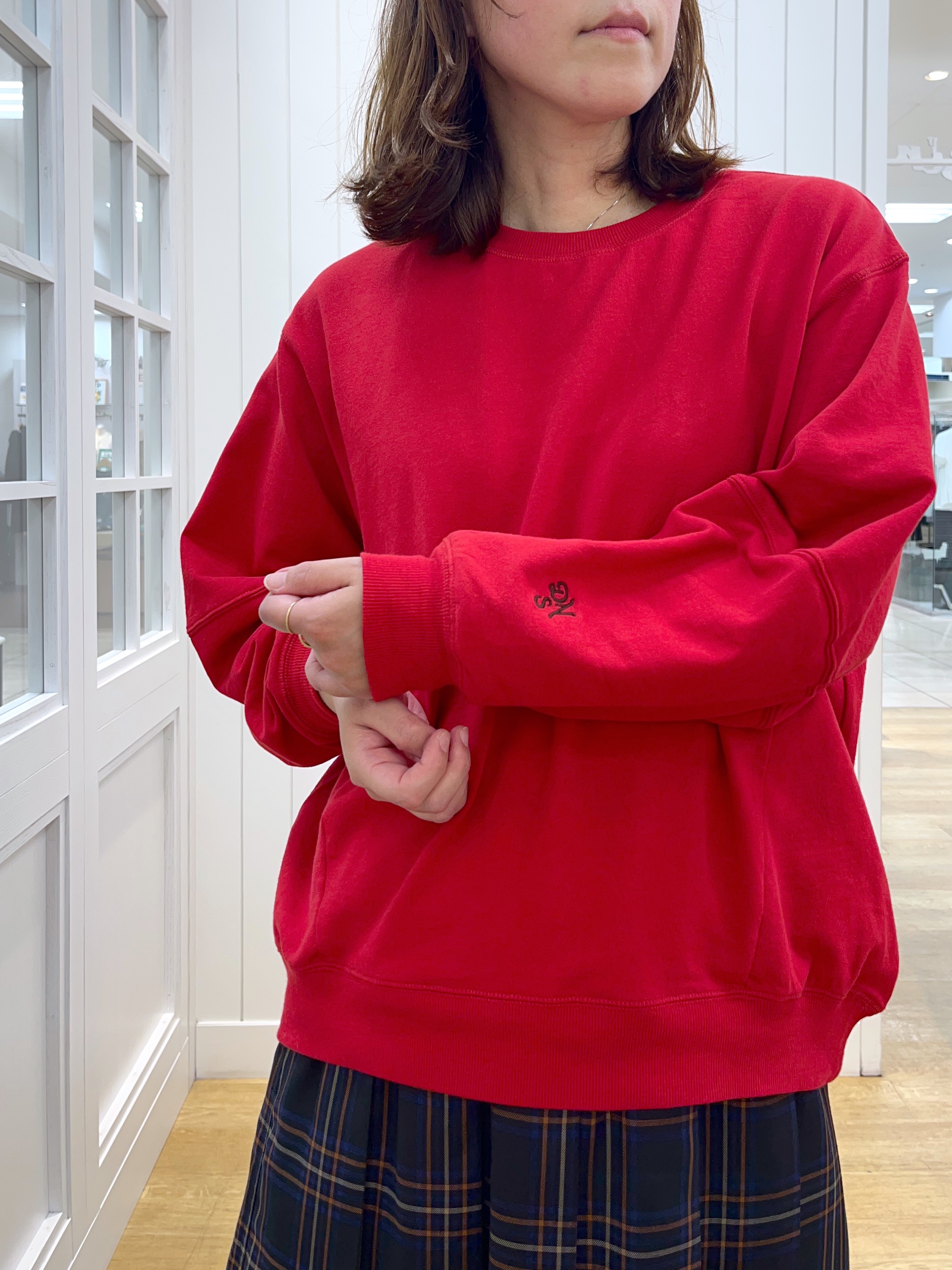 takayamaさんの「Dessin｜【洗える/6色展開】フォルムスリーブミニ裏毛 プルオーバー」を使ったコーディネート