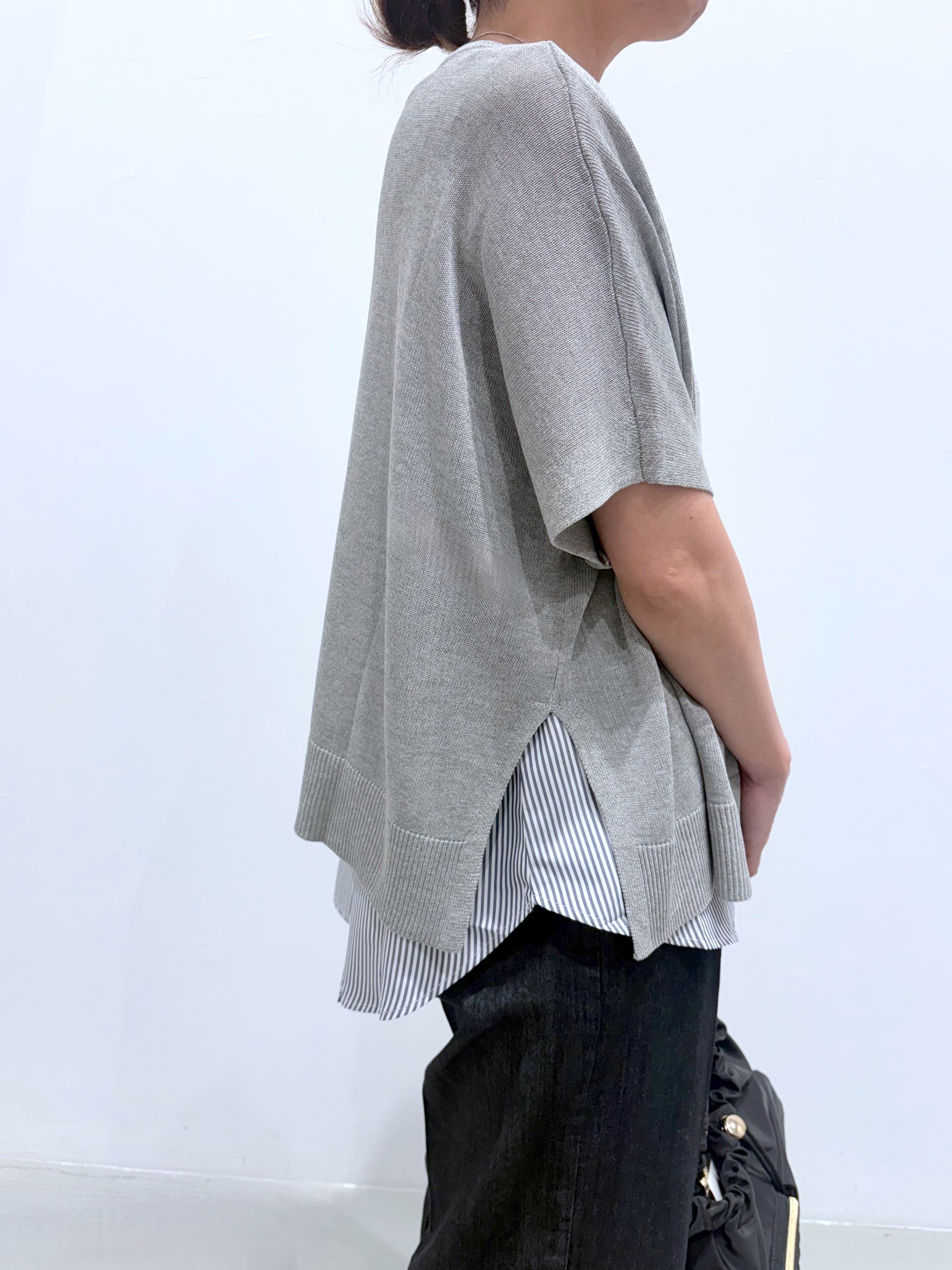 ＷＡさんの「grove｜【体系カバー◎】ニット&times;インナーシャツタンクSET」を使ったコーディネート