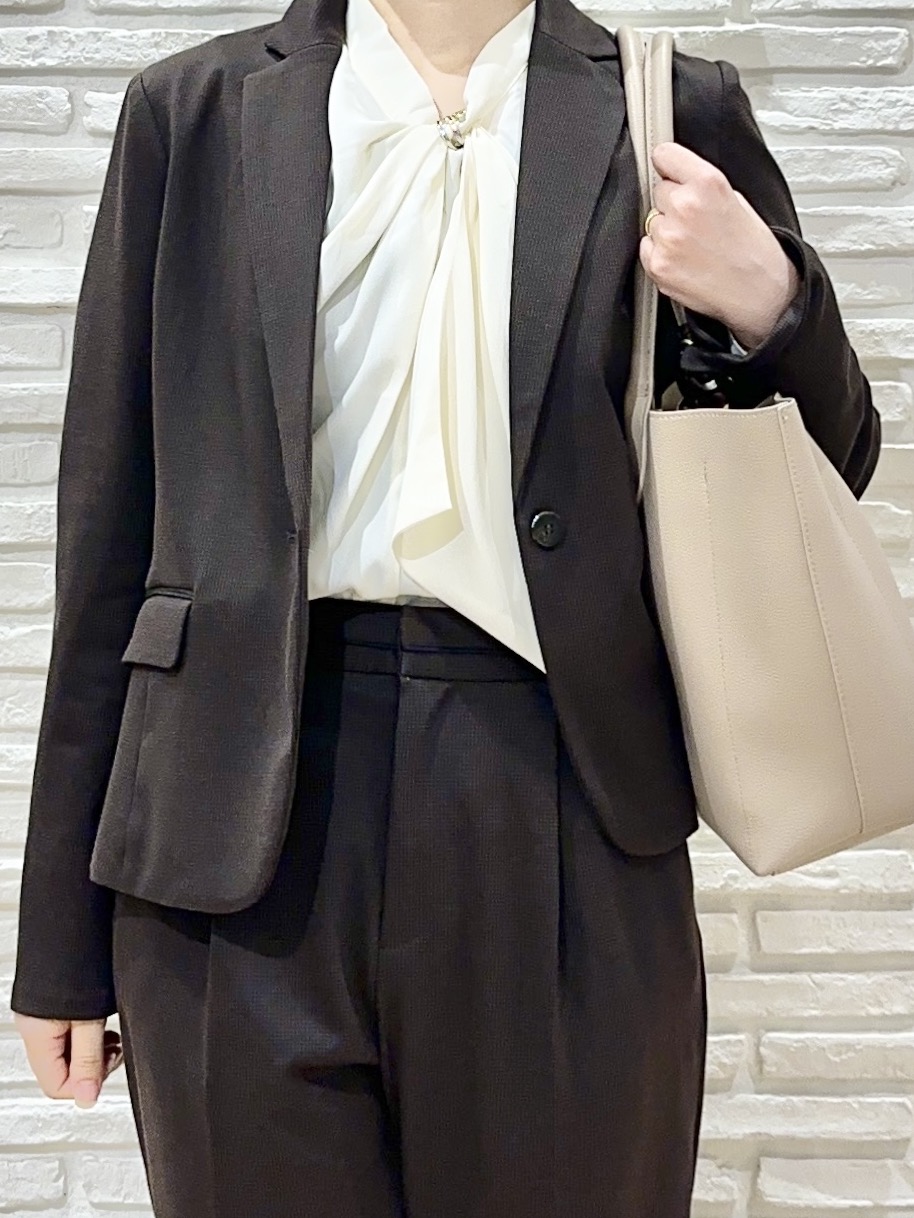 Hana...eさんの「index｜【XS-3Lサイズ】ストレッチテーラードジャケット《ウォッシャブル／イージーアイロン》」を使ったコーディネート