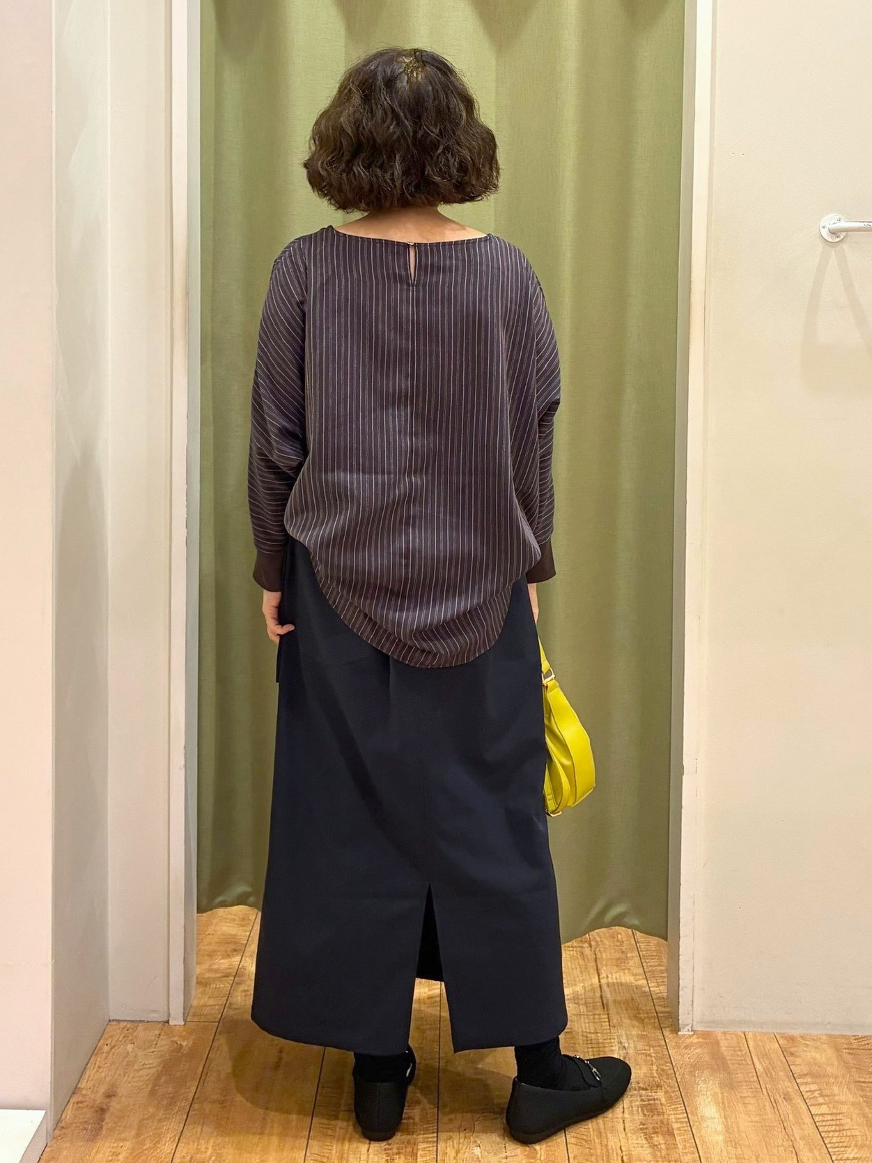 ☆ほしさんの「SHOO･LA･RUE｜【着丈選べる/洗濯後しわになりにくい】インせず着られる ドルマンブラウス」を使ったコーディネート