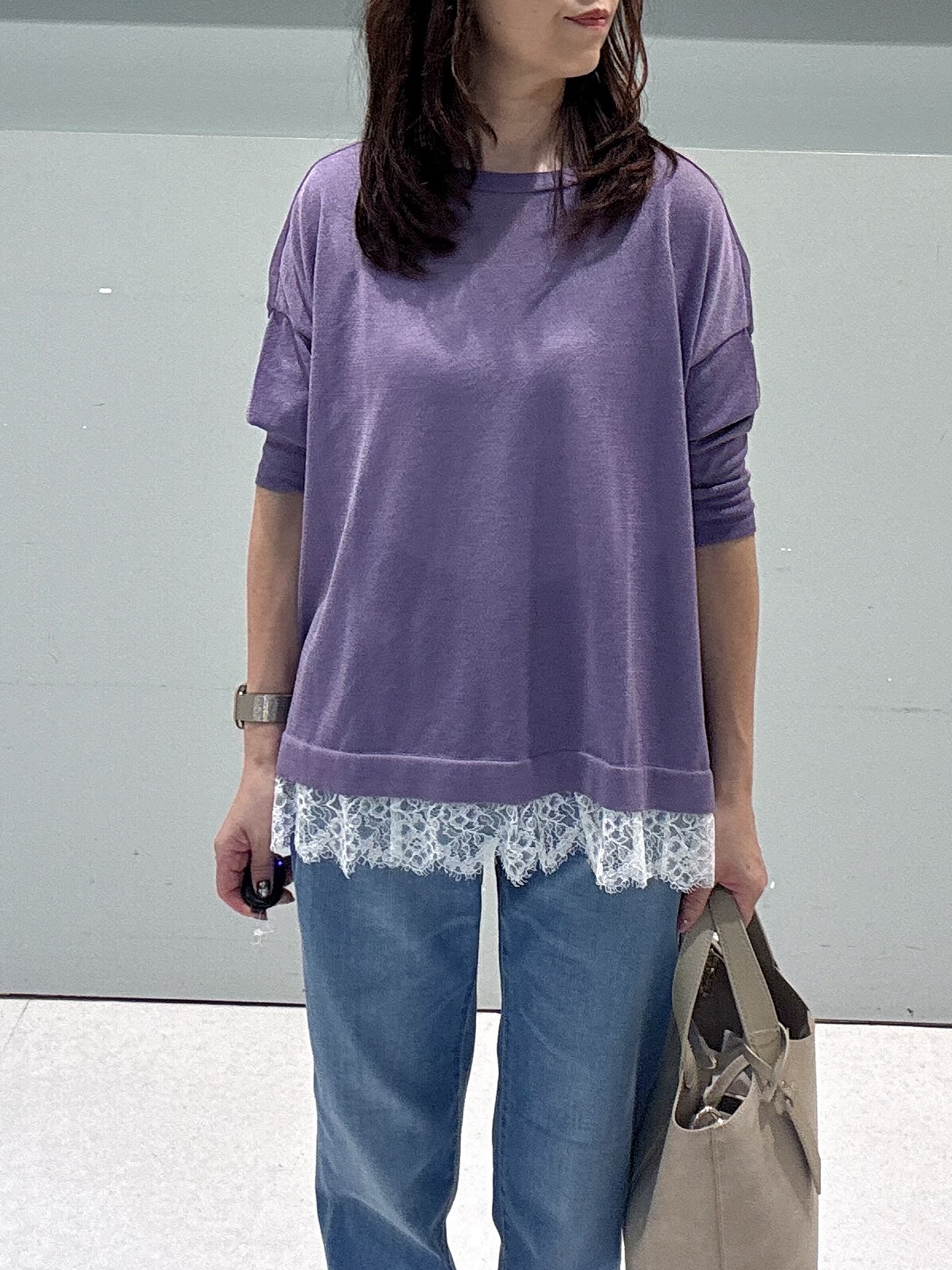 makiさんの「UNTITLED｜【撥水/秋羽織り】タフタマウンテンパーカー」を使ったコーディネート