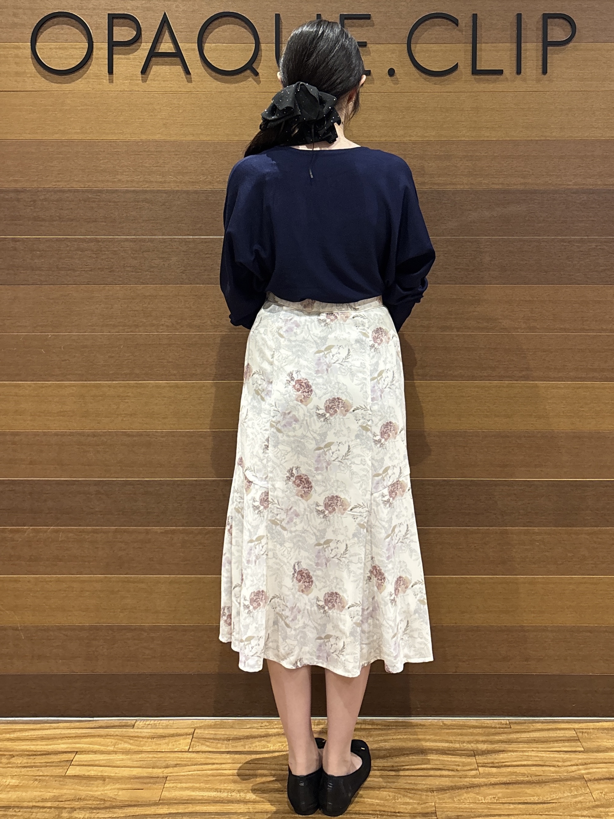 わかなさんの「OPAQUE.CLIP｜【8色／S-3Lサイズ】ビジュー付きドルマンニット《洗濯機OK／抗ピリング》」を使ったコーディネート