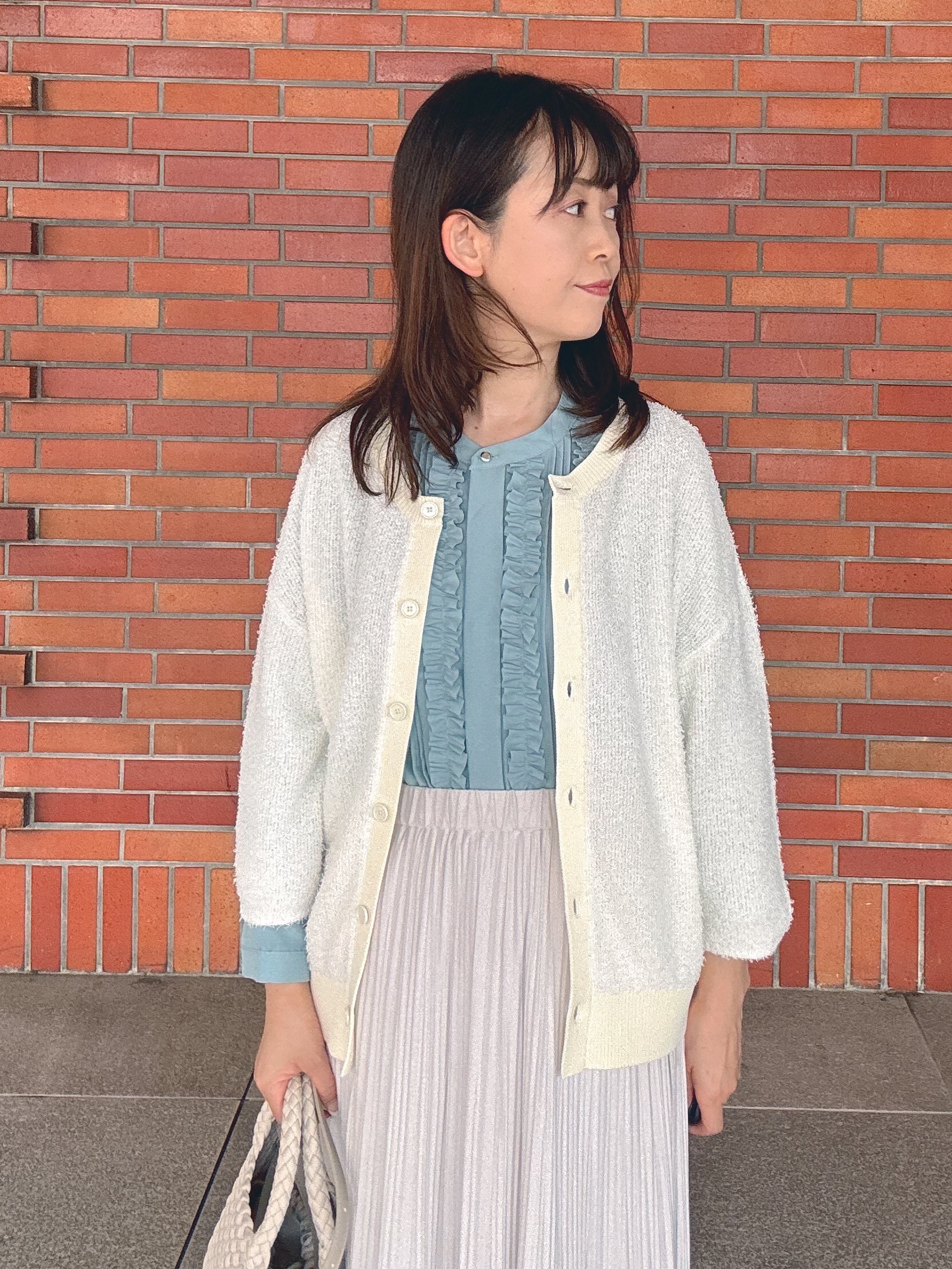 makiさんの「UNTITLED｜【ジャケットライク/前後2WAY】コットン混カールプルオーバー」を使ったコーディネート