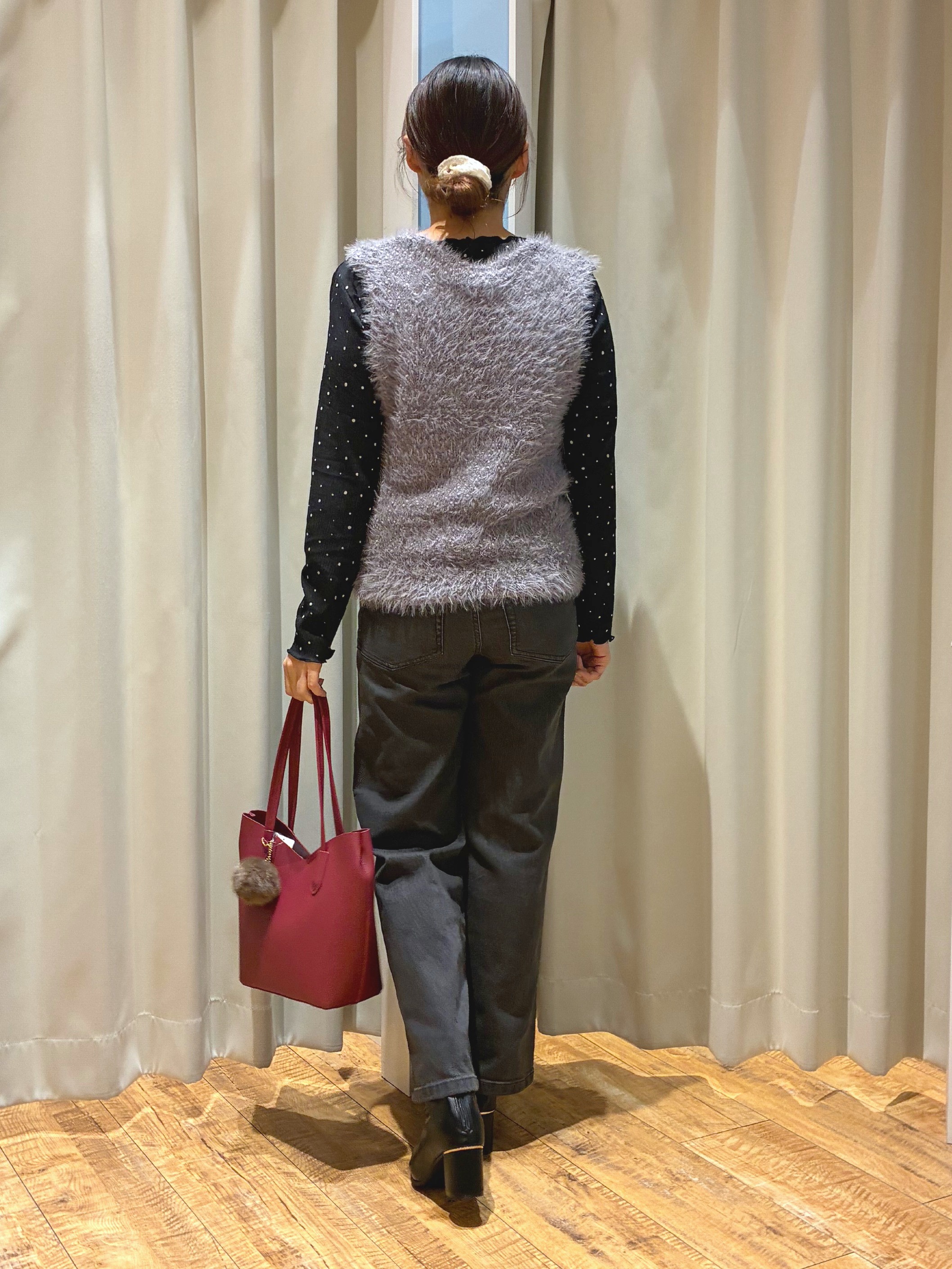 もんちゃんさんの「SHOO･LA･RUE｜【洗濯機可】配色メロウで華やかに アソート楊柳トップス」を使ったコーディネート