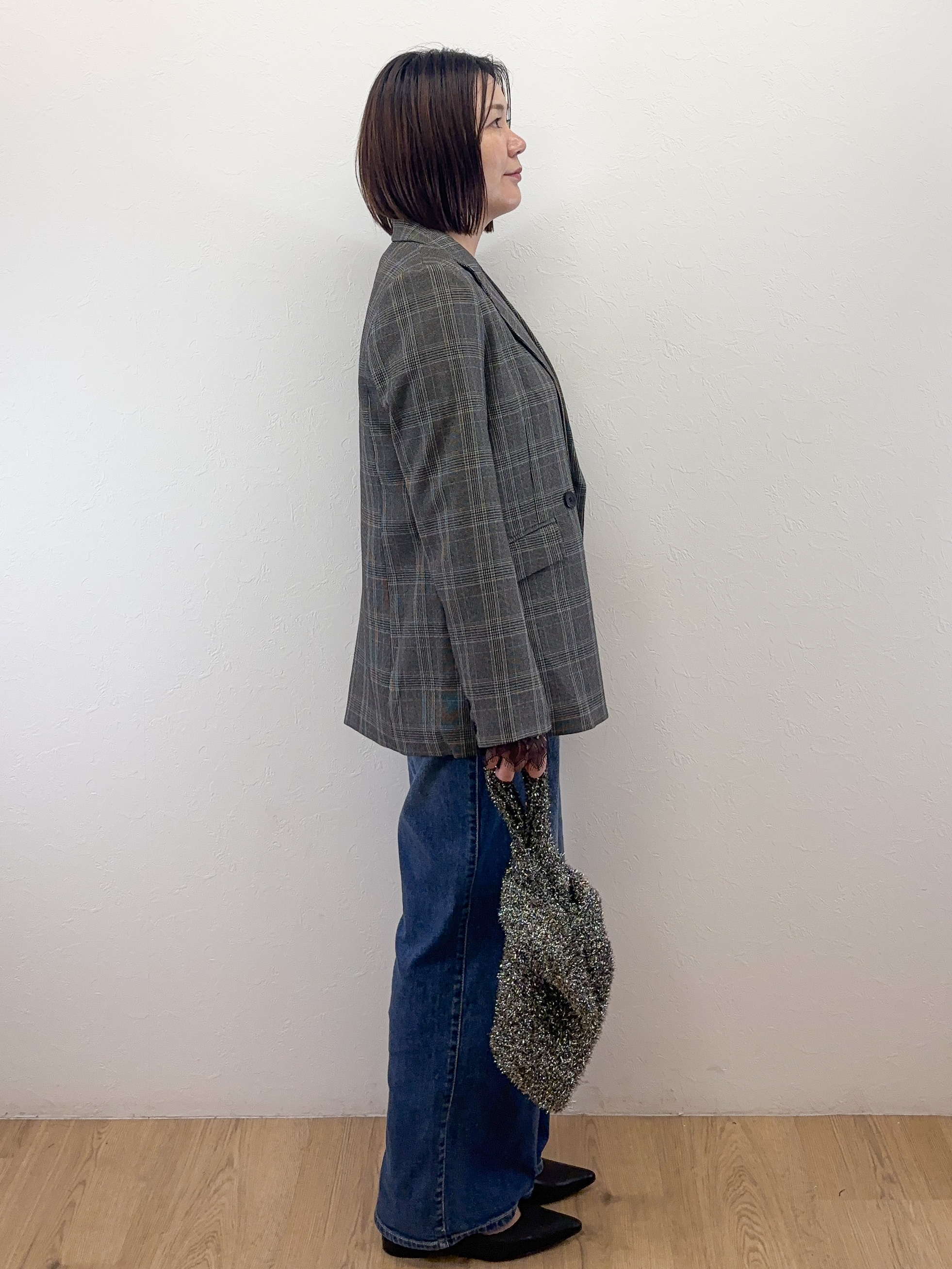 Takeさんの「OPAQUE.CLIP｜ダブルブレストジャケット【洗える】」を使ったコーディネート