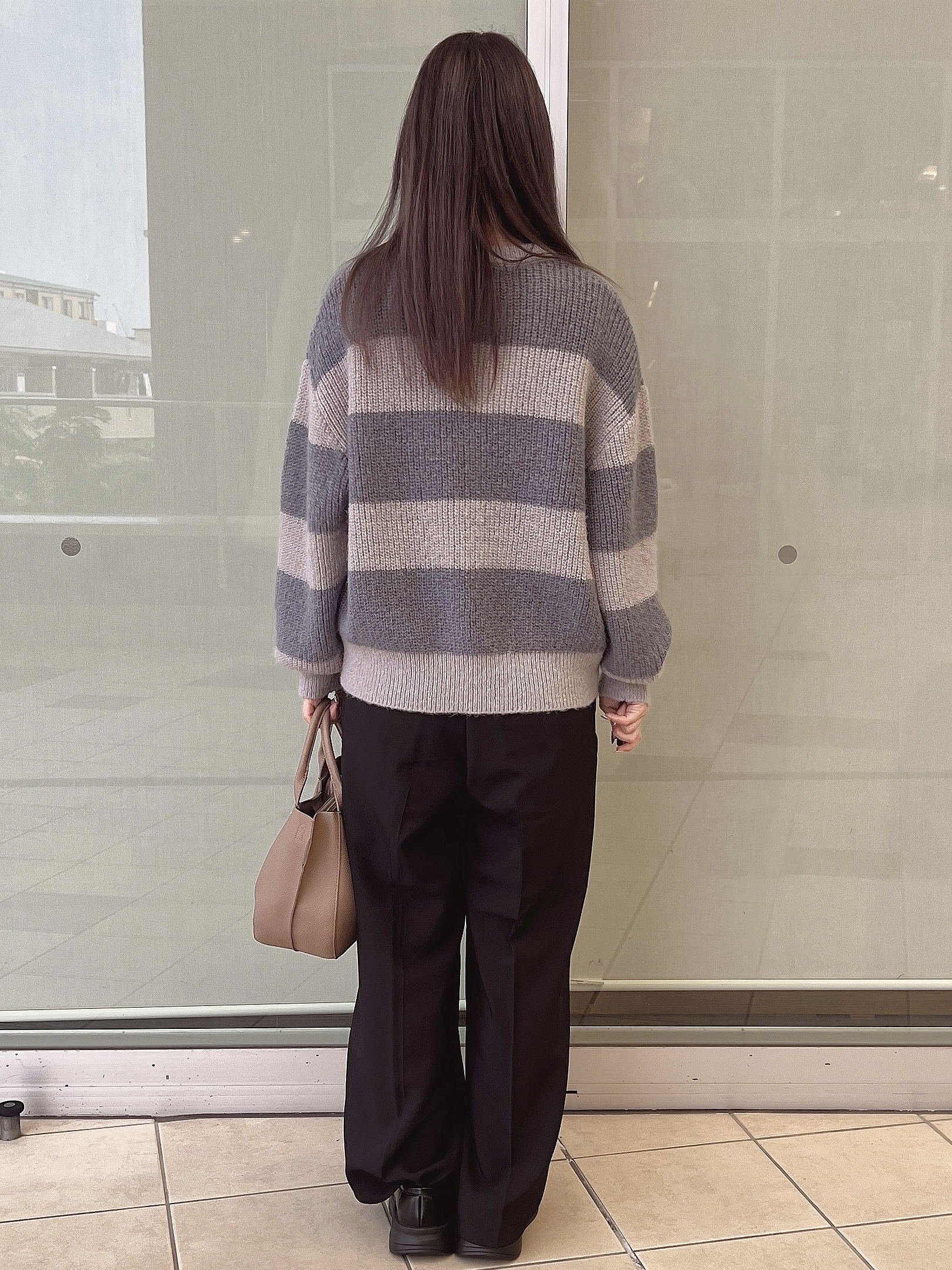 eriさんの「OPAQUE.CLIP｜ワイドボーダーニット【洗濯機OK】」を使ったコーディネート