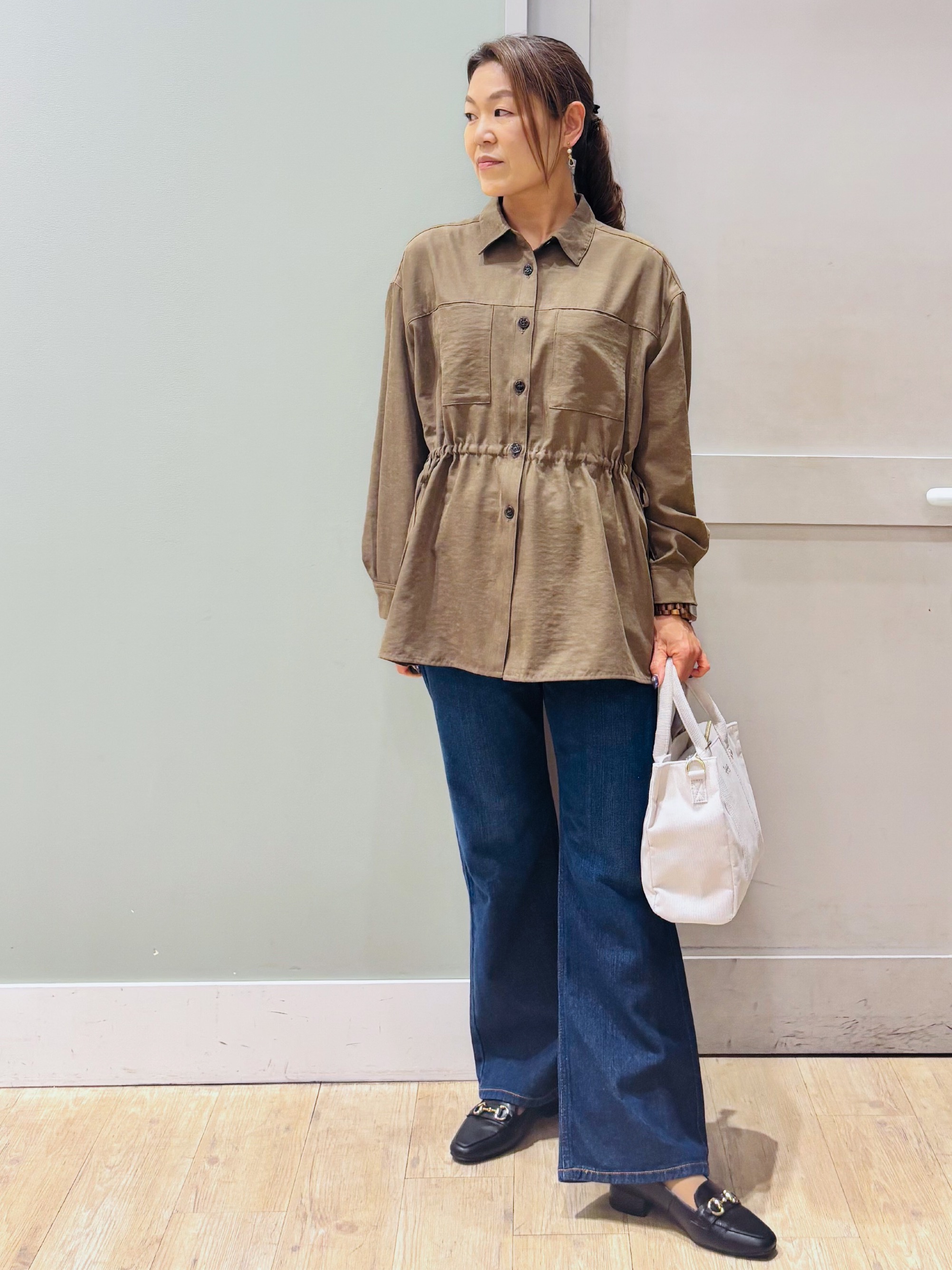 Komi☆さんの「grove｜ダンボーサイドジッププルオーバー」を使ったコーディネート