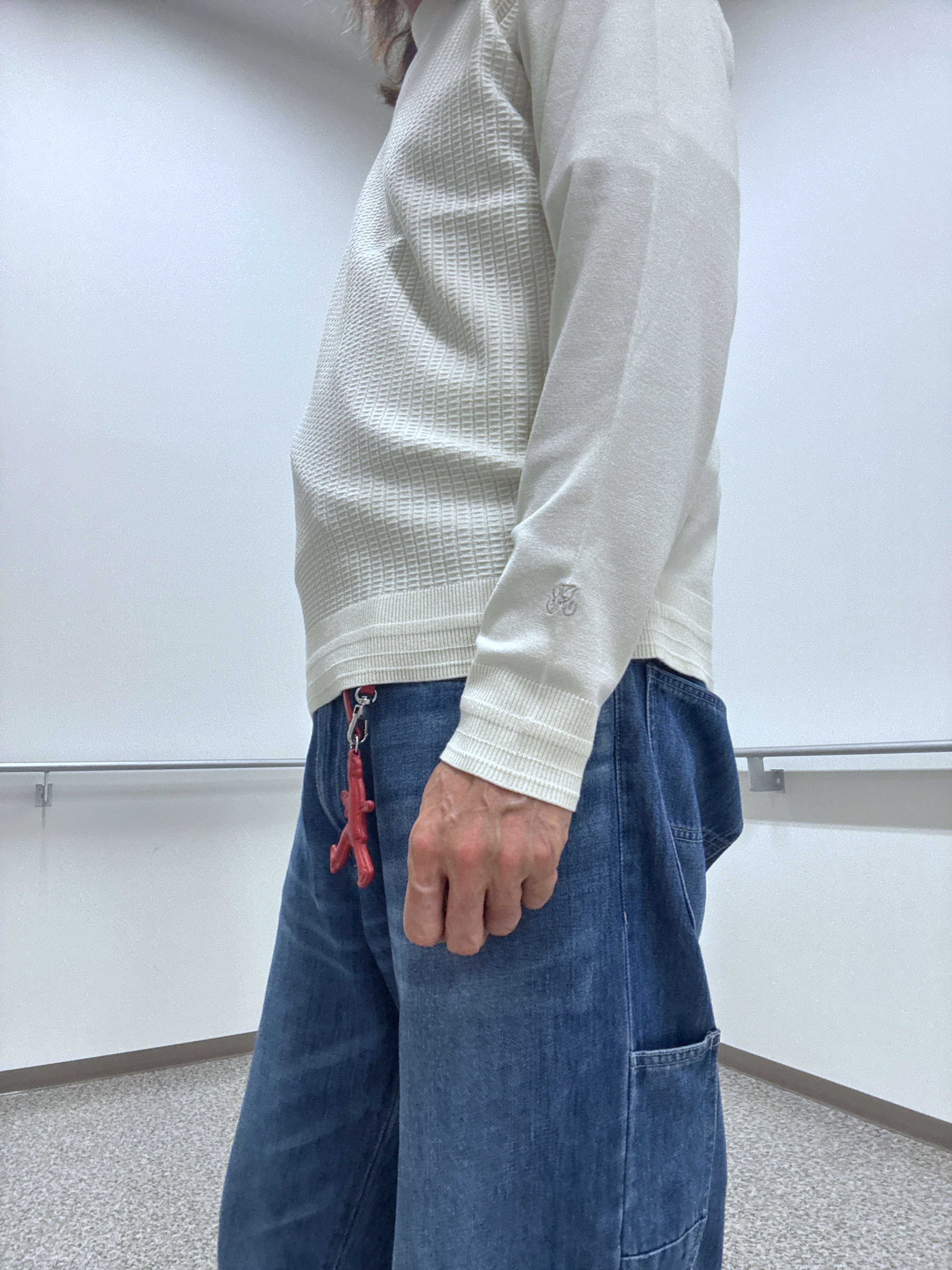 おーのさんの「TAKEO KIKUCHI｜ハイゲージ モックネック ニット プルオーバー」を使ったコーディネート