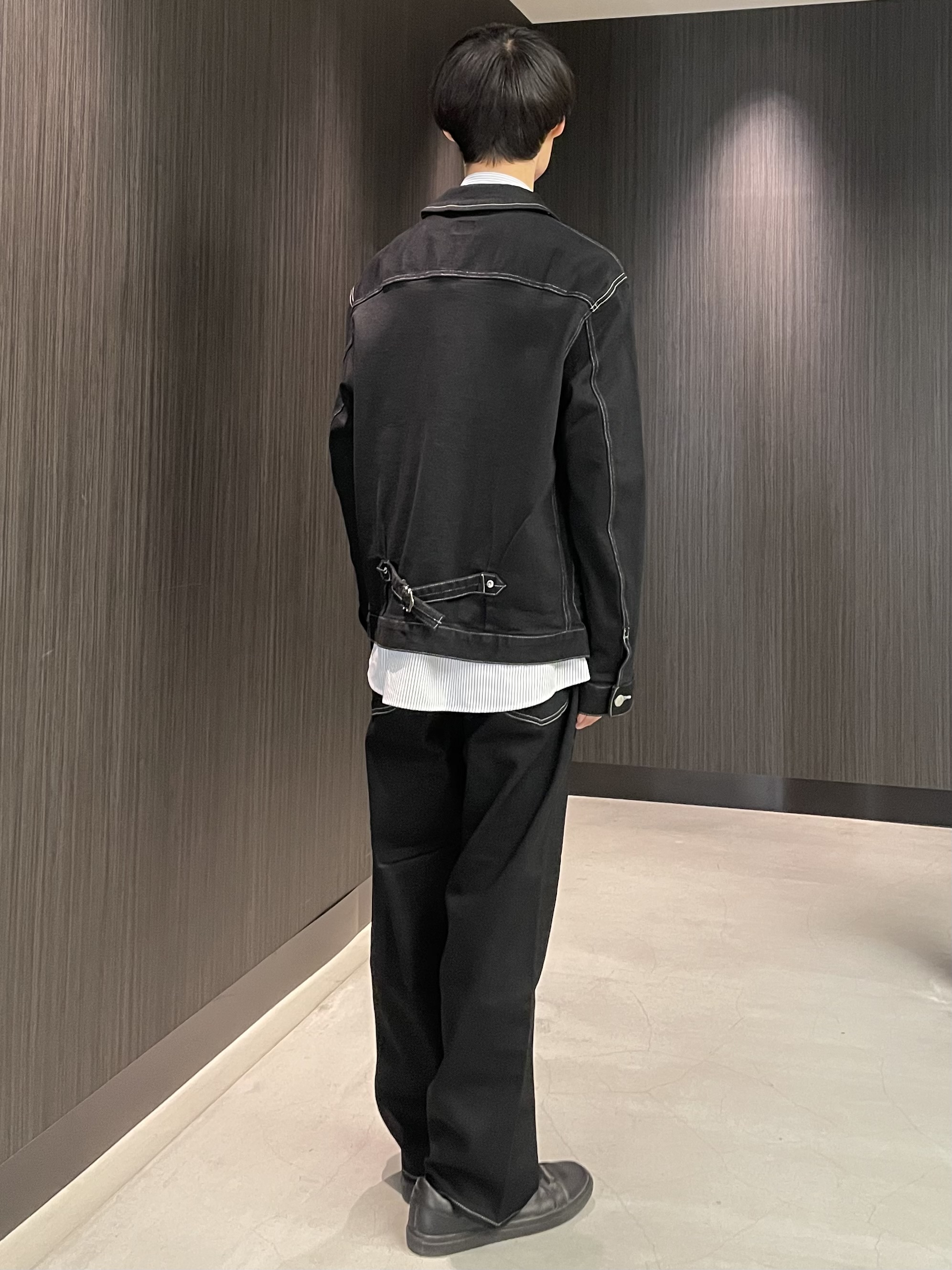 Okdさんの「TAKEO KIKUCHI｜【BOWLER HAT LABEL】ブラックデニムGジャン」を使ったコーディネート