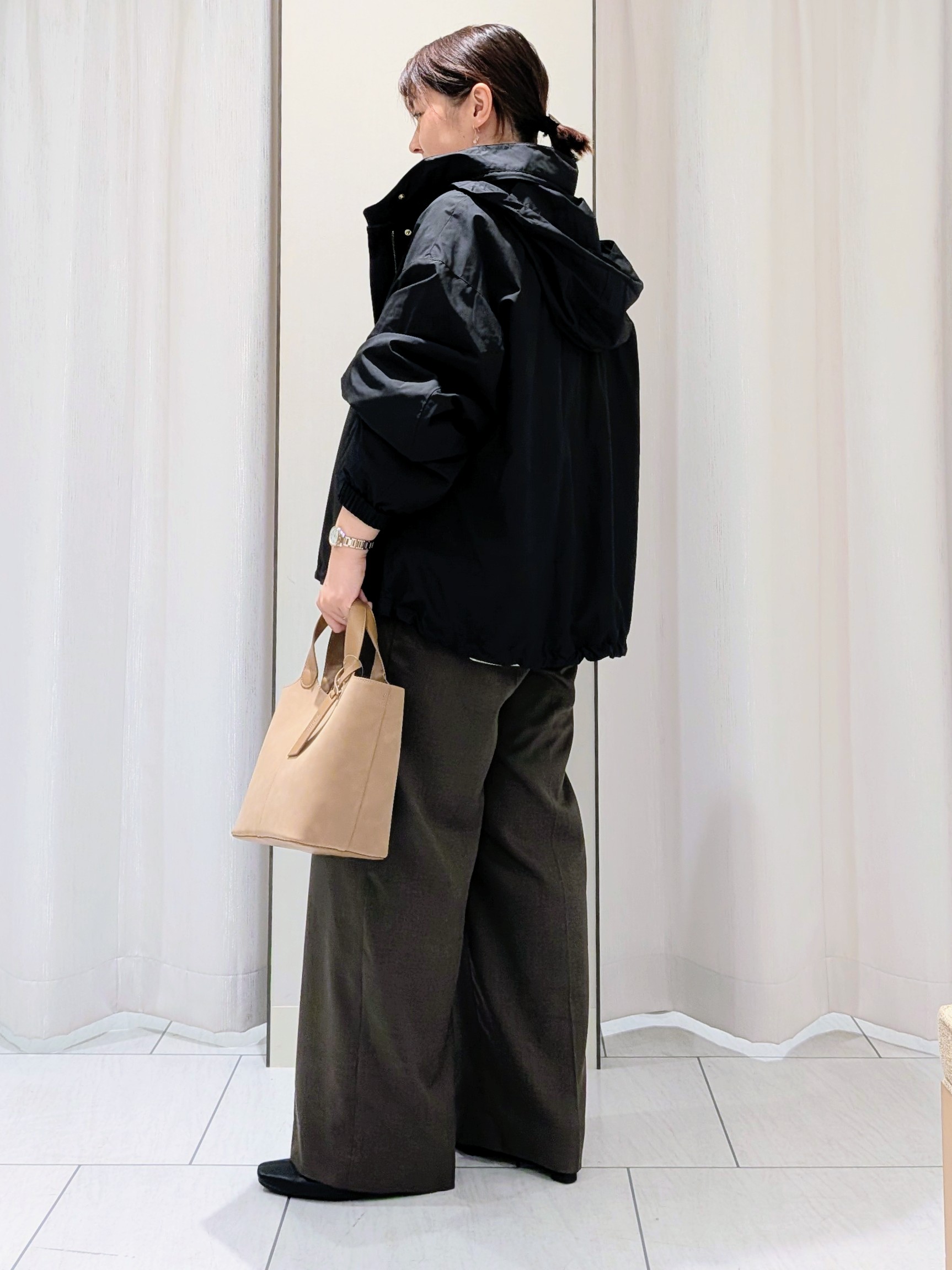 Onumaさんの「UNTITLED｜【撥水/秋羽織り】タフタマウンテンパーカー」を使ったコーディネート