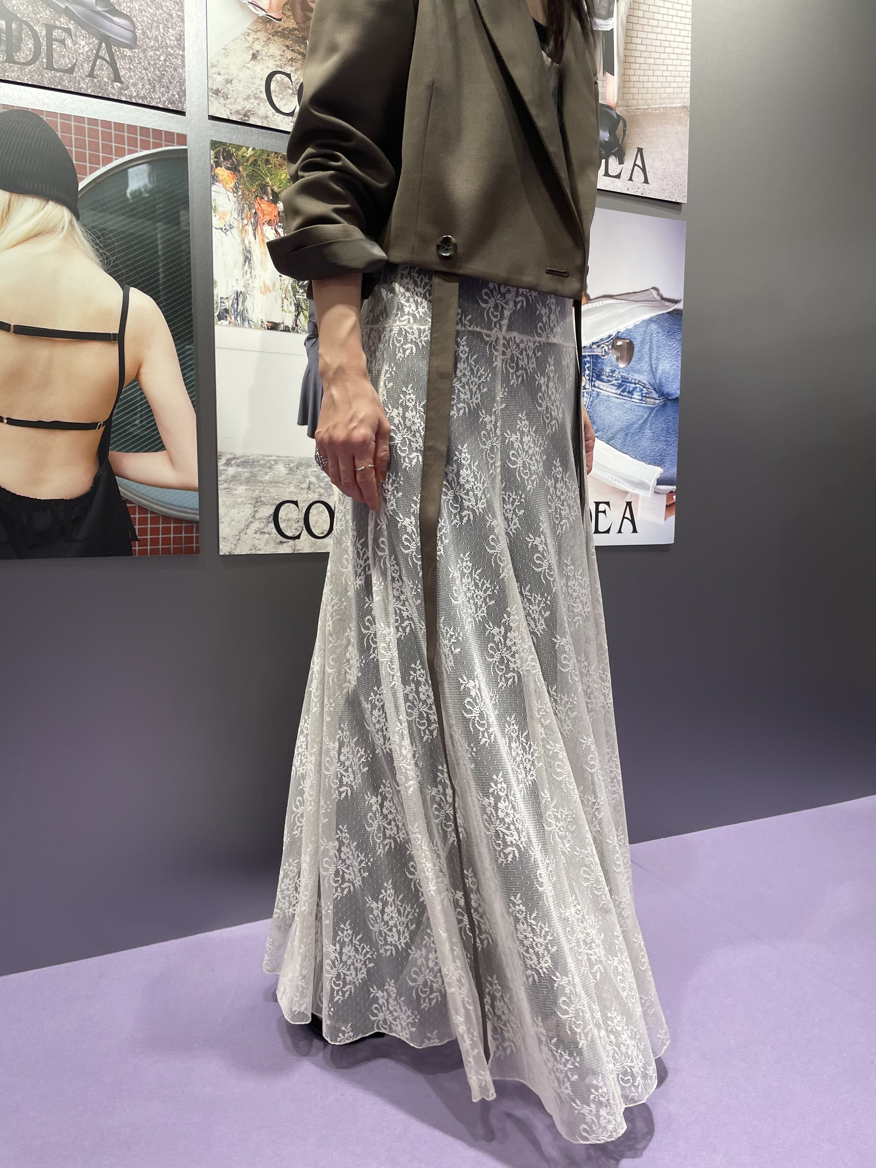 丸山加奈子さんの「CODE A｜UKI UKI＊CODE A｜veil lace dress」を使ったコーディネート