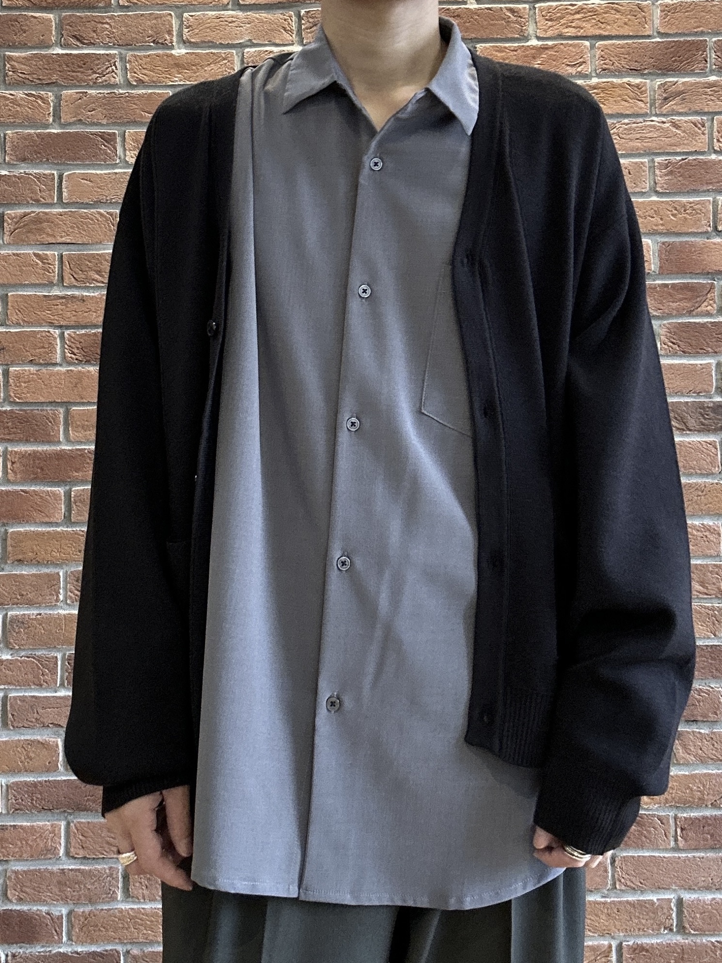 ドイさんの「tk.TAKEO KIKUCHI｜CARE FREE KNITカーディガン」を使ったコーディネート