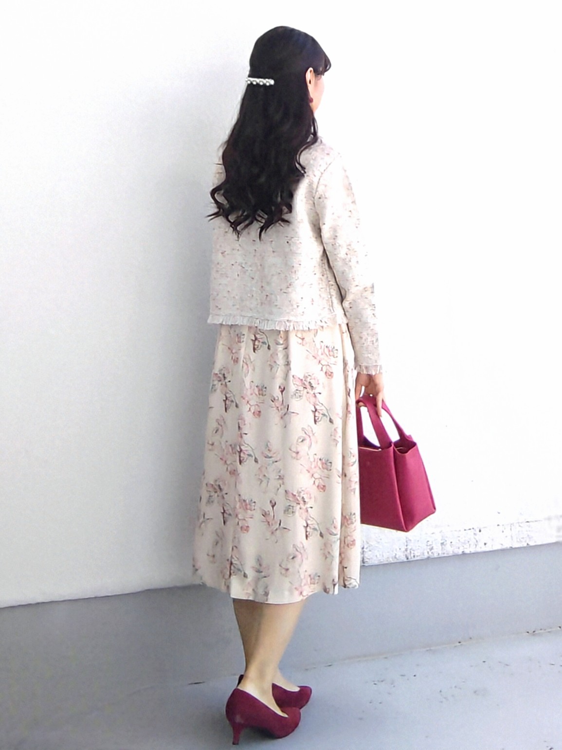 keinaさんの「SunaUna｜【手洗い可／日本製】花柄ワンピース」を使ったコーディネート