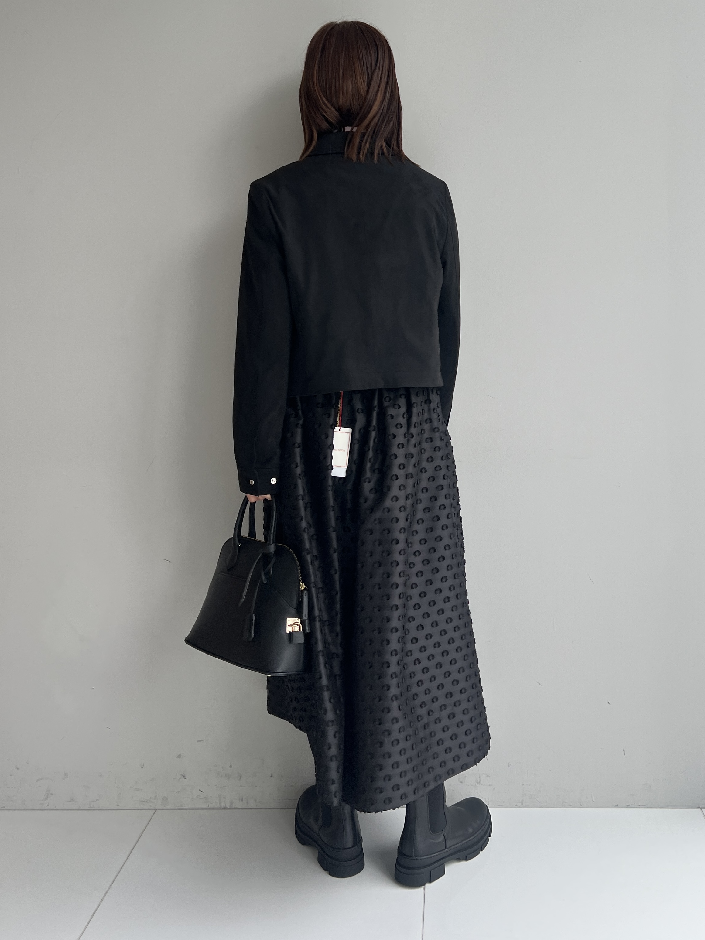misaさんの「DRESSTERIOR｜◆mica della valle（ミカデラヴァッレ）Katia ハンドバッグ」を使ったコーディネート
