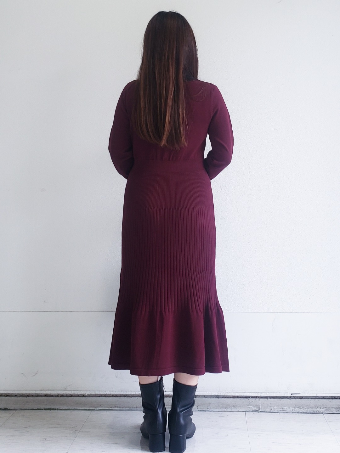 Riaさんの「index｜ポロニットワンピース【洗濯機OK／抗ピル】」を使ったコーディネート