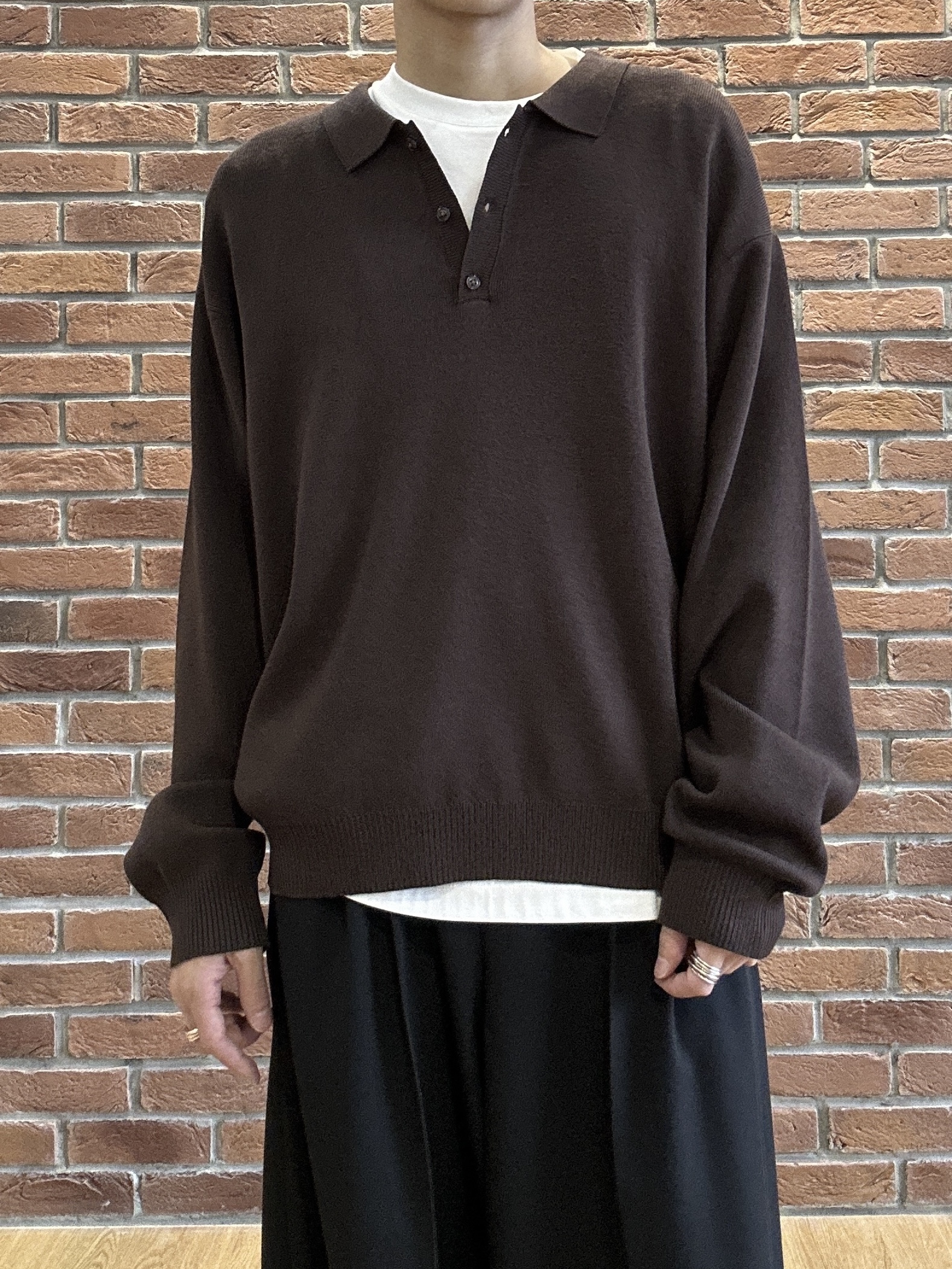 ドイさんの「tk.TAKEO KIKUCHI｜2タックワイドスラックス」を使ったコーディネート
