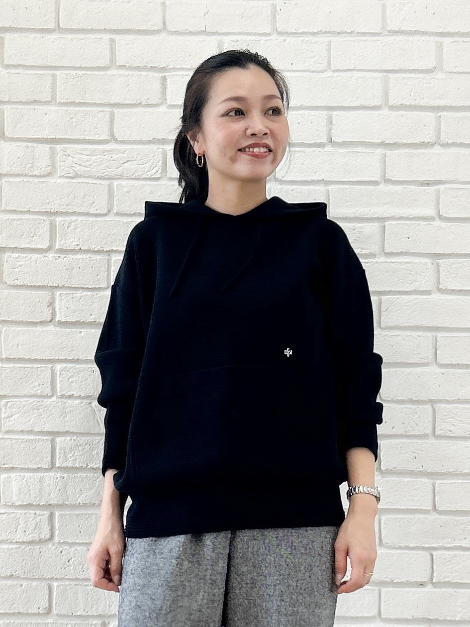 Kaiさんの「Dessin｜【洗濯機OK】コットンジャカード フーデッドニットパーカ」を使ったコーディネート