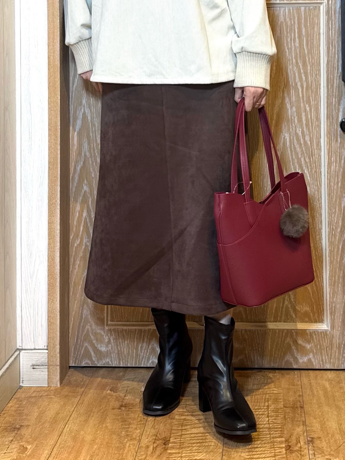 KAORIさんの「SHOO･LA･RUE｜コーデの幅が広がる！コーデュロイ2WAYプルオーバー」を使ったコーディネート