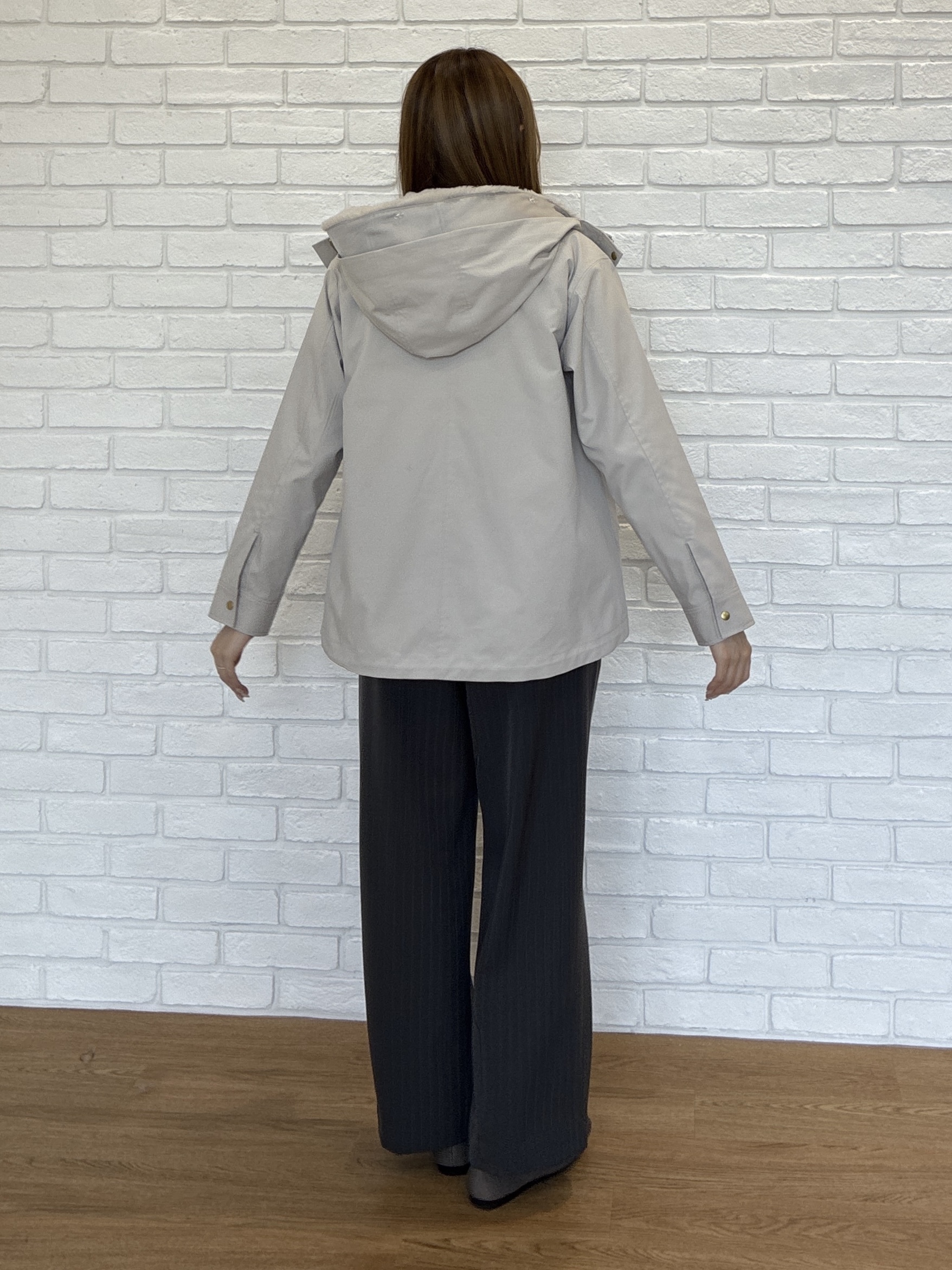 sayaさんの「SHOO･LA･RUE｜【洗濯機可/撥水/マルチWAY】ファーライナー付き 毎日欲張りマンパ」を使ったコーディネート