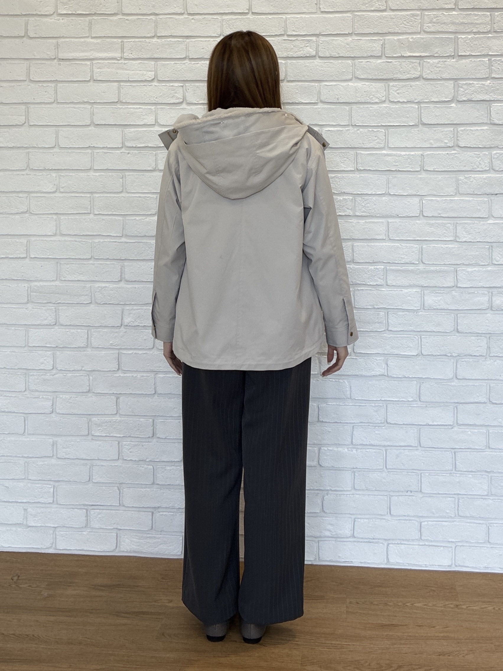 sayaさんの「SHOO･LA･RUE｜【洗濯機可/撥水/マルチWAY】ファーライナー付き 毎日欲張りマンパ」を使ったコーディネート