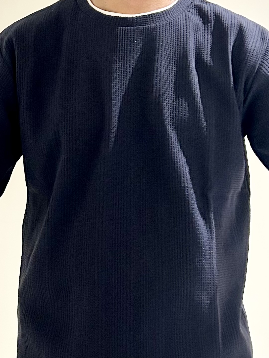 KENJI Iさんの「THE SHOP TK｜【洗濯機OK】ワッフル レイヤード 長袖Tシャツ」を使ったコーディネート