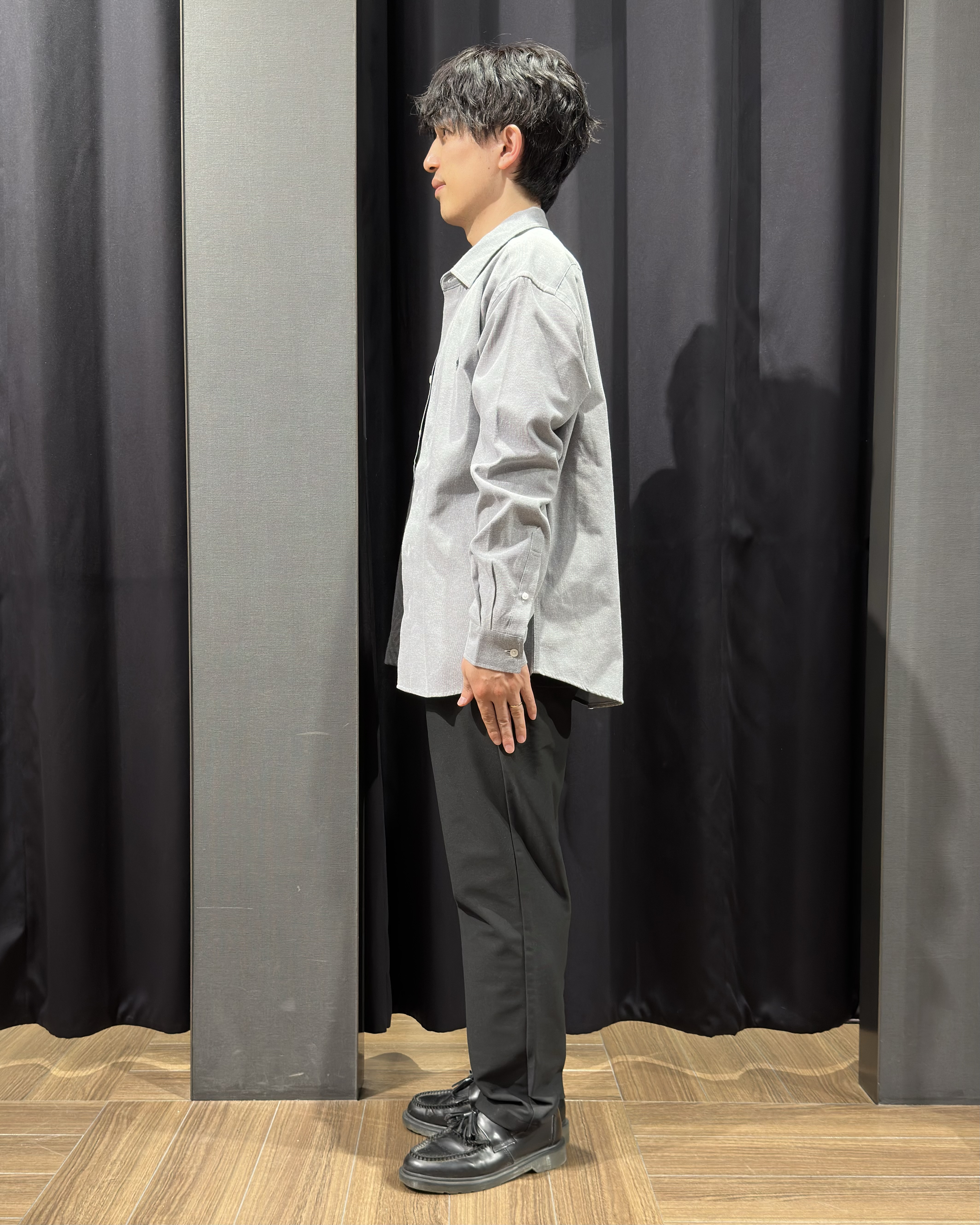 tomoyaさんの「THE SHOP TK｜POLO BCS/アソート長袖シャツ」を使ったコーディネート