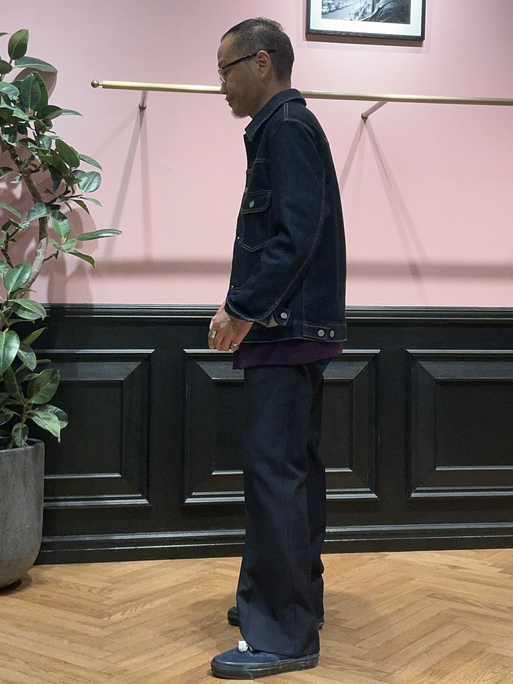 torigoeさんの「DRESSTERIOR｜KAIHARA denim トラッカージャケット」を使ったコーディネート