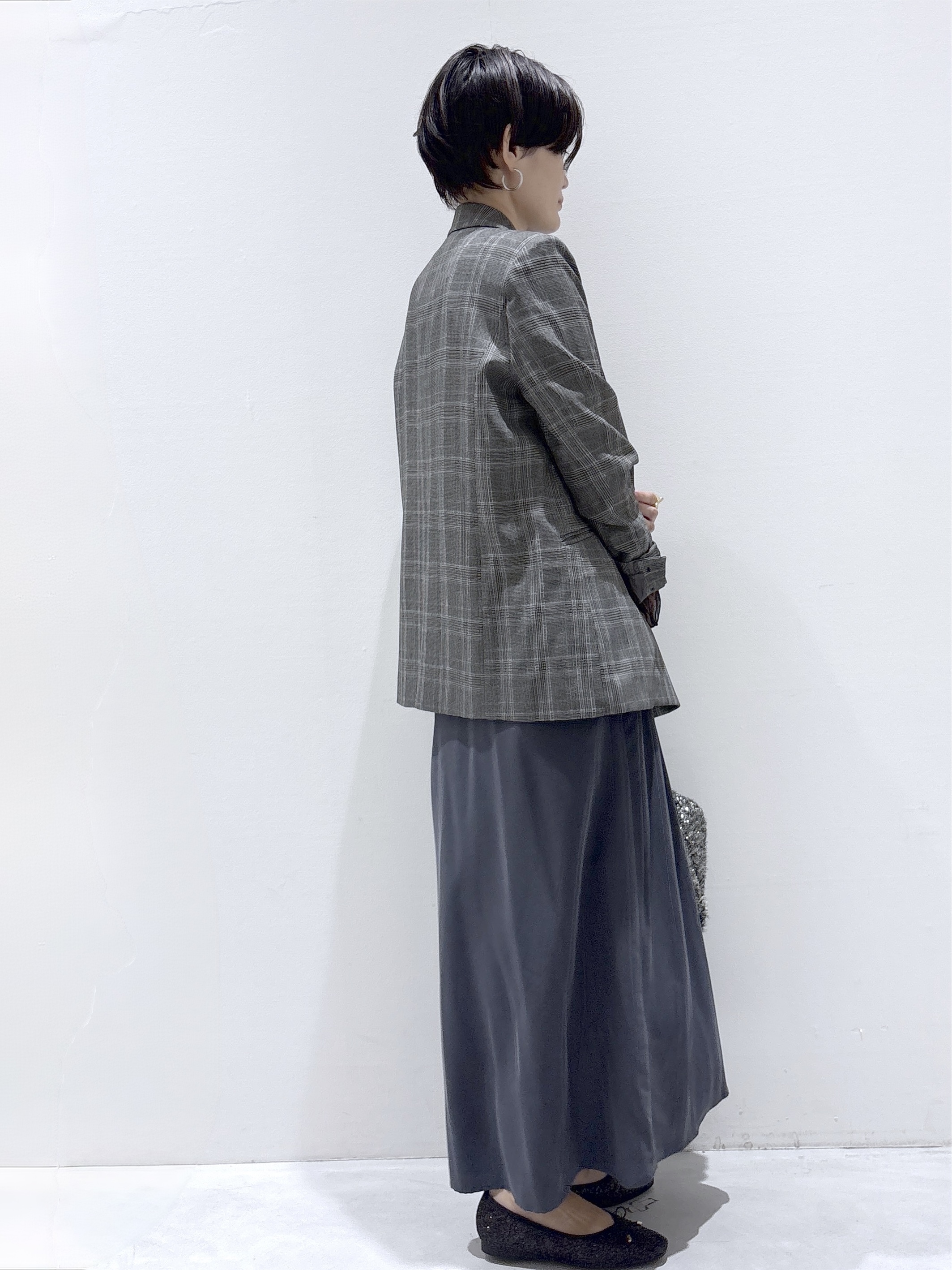 こじさんの「OPAQUE.CLIP｜ダブルブレストジャケット【洗える】」を使ったコーディネート