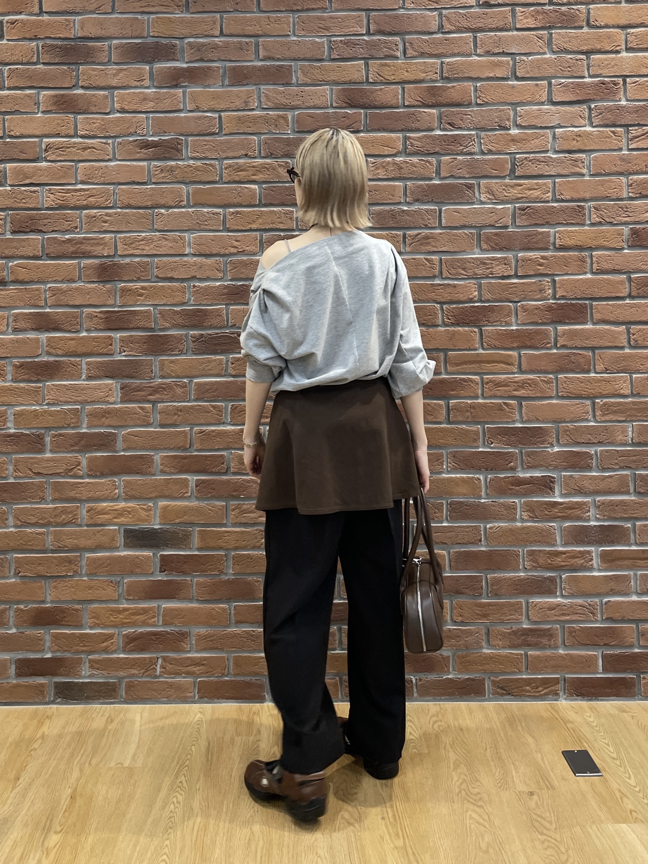 mikuさんの「INDIVI｜裏毛オフショルカットソー」を使ったコーディネート