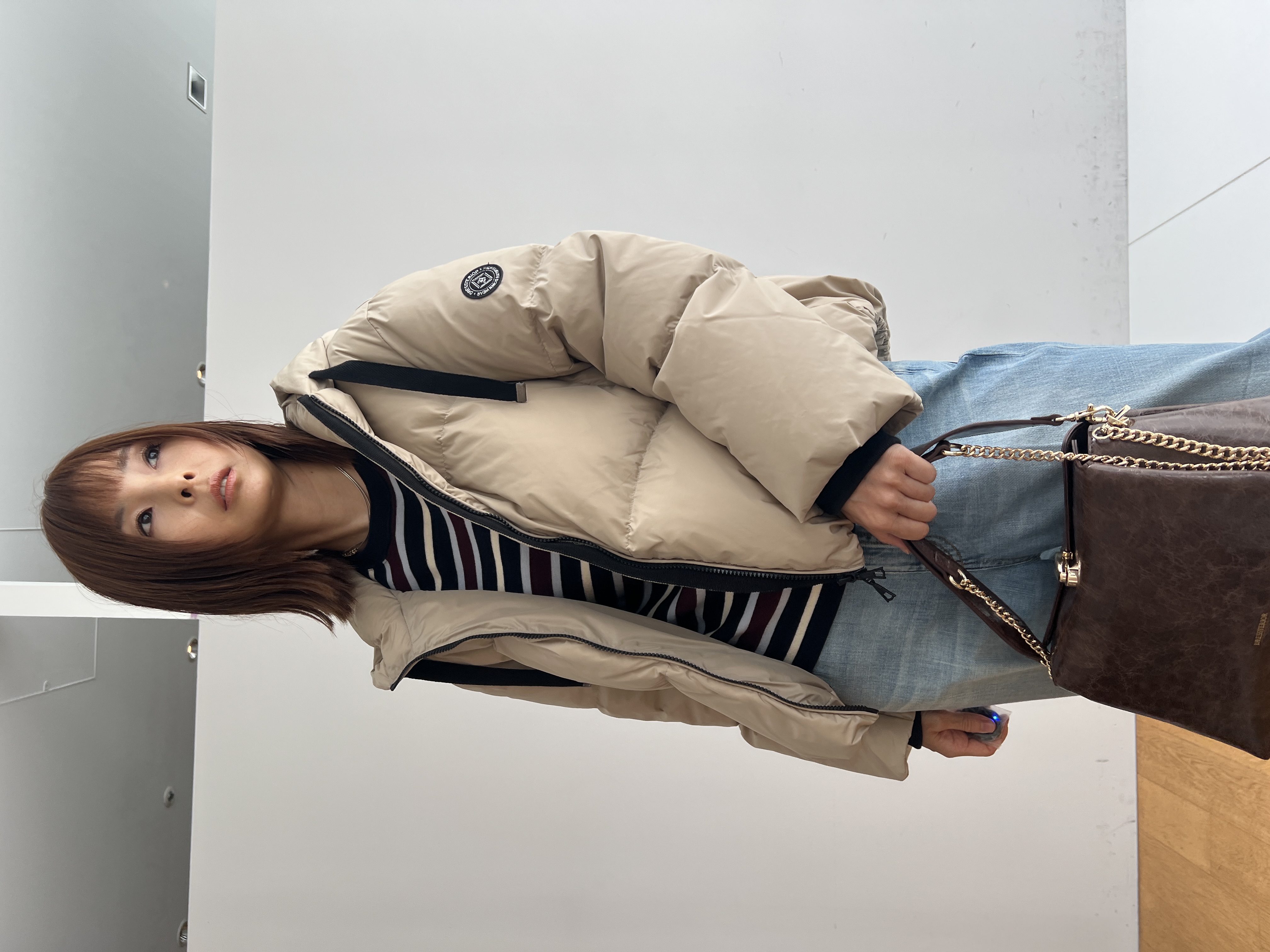 misaさんの「DRESSTERIOR｜ストレッチ フルニードルボーダーニット」を使ったコーディネート