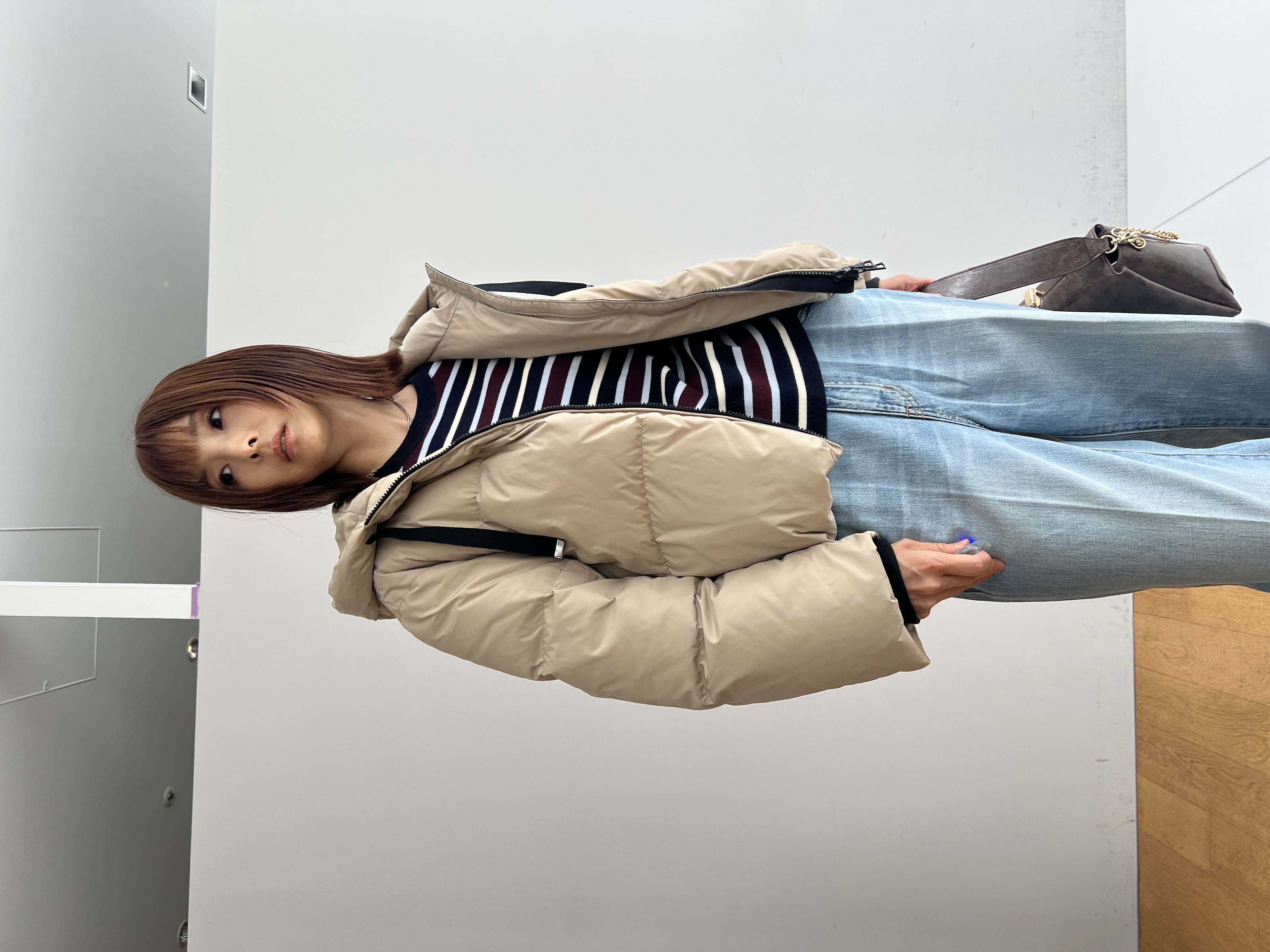 misaさんの「DRESSTERIOR｜ストレッチ フルニードルボーダーニット」を使ったコーディネート