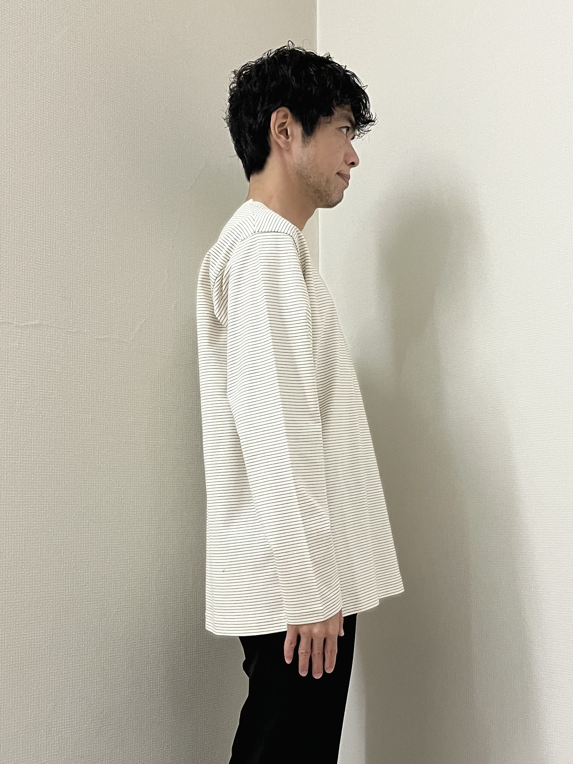 URAさんの「TAKEO KIKUCHI｜【BOWLER HAT LABEL】ジオメトリック柄カーディガン」を使ったコーディネート