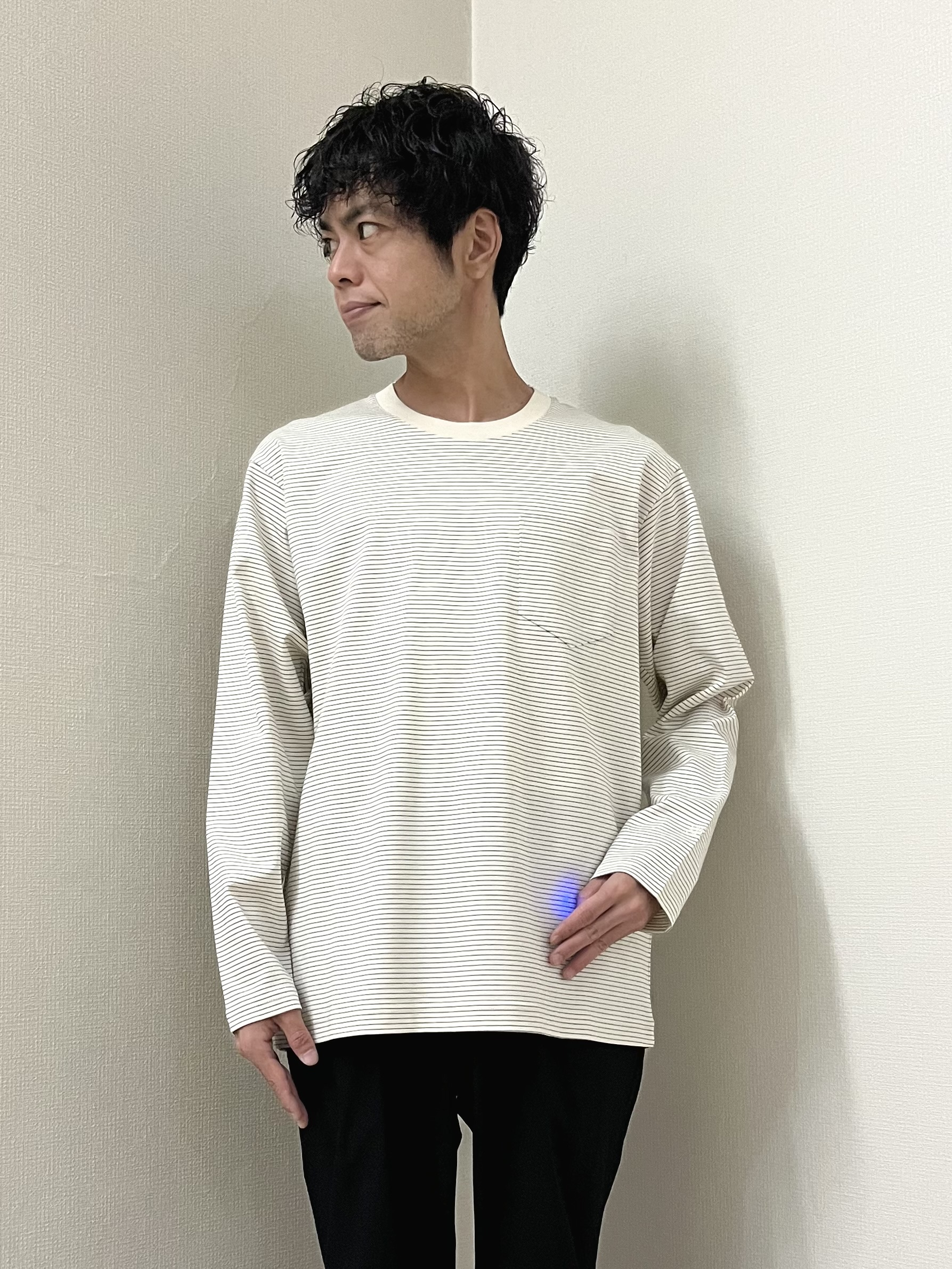 URAさんの「TAKEO KIKUCHI｜デニム＆スウェード調 ジップブルゾン」を使ったコーディネート