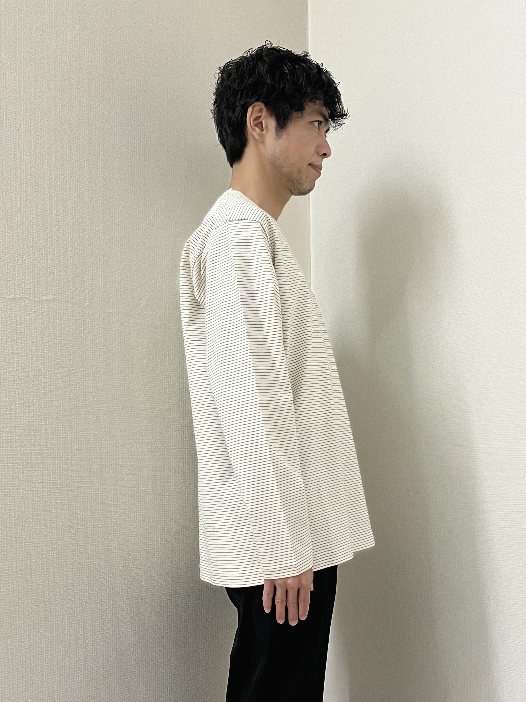 URAさんの「TAKEO KIKUCHI｜【BOWLER HAT LABEL】シングルレザーライダースジャケット」を使ったコーディネート