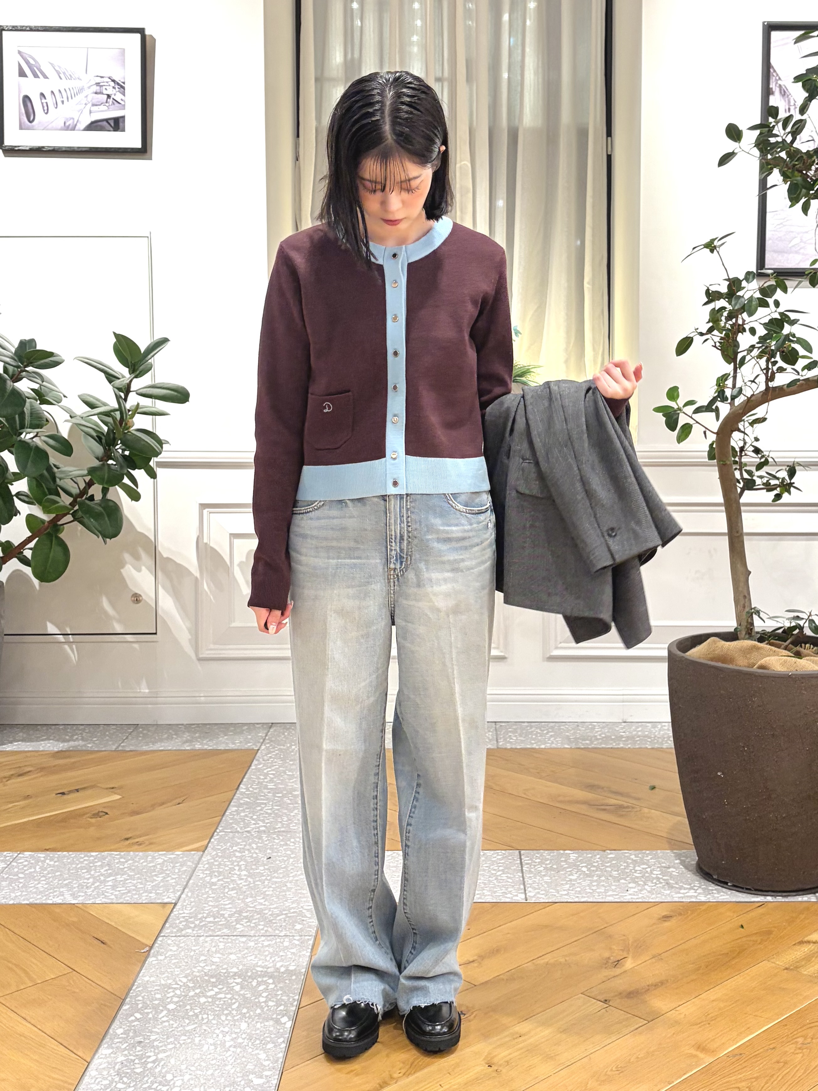 pupiさんの「DRESSTERIOR｜シャークスキン ラフジャケット」を使ったコーディネート