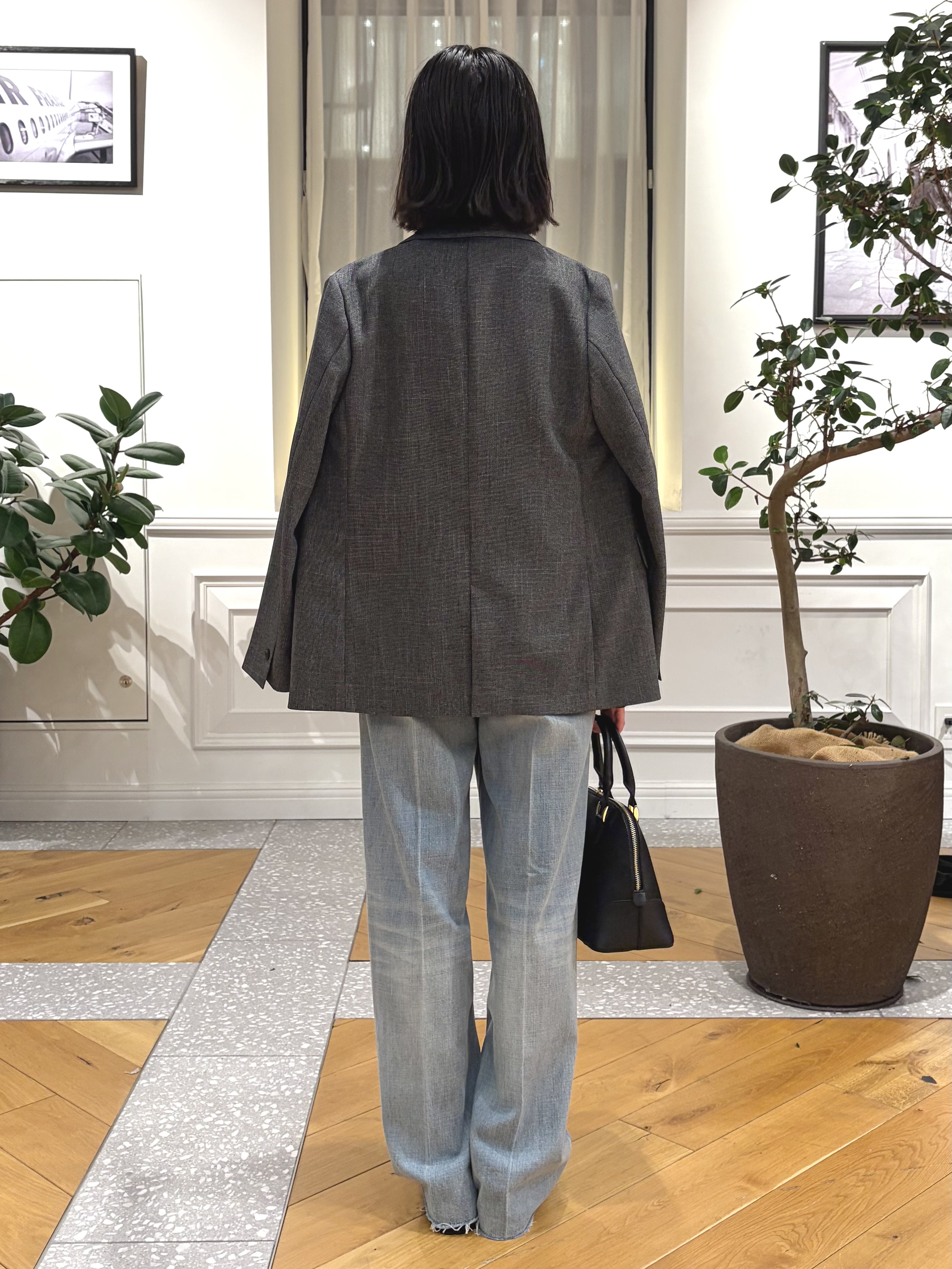 pupiさんの「DRESSTERIOR｜シャークスキン ラフジャケット」を使ったコーディネート