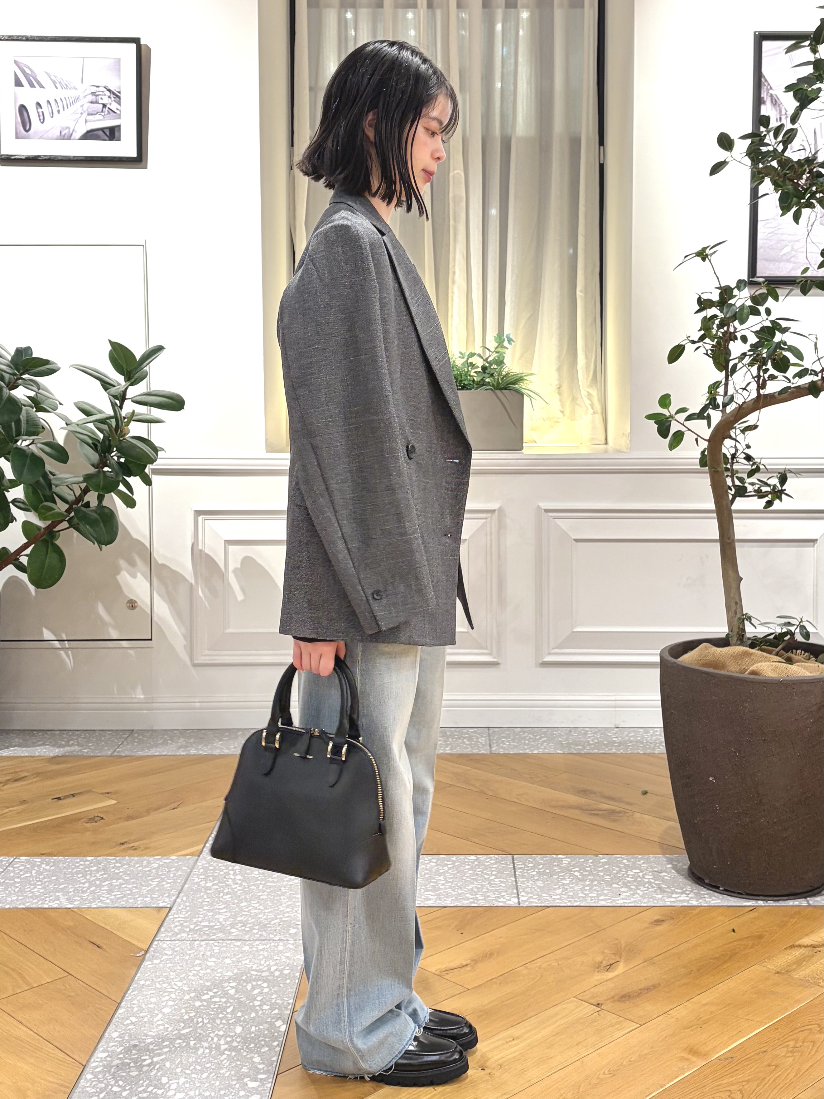 pupiさんの「DRESSTERIOR｜シャークスキン ラフジャケット」を使ったコーディネート